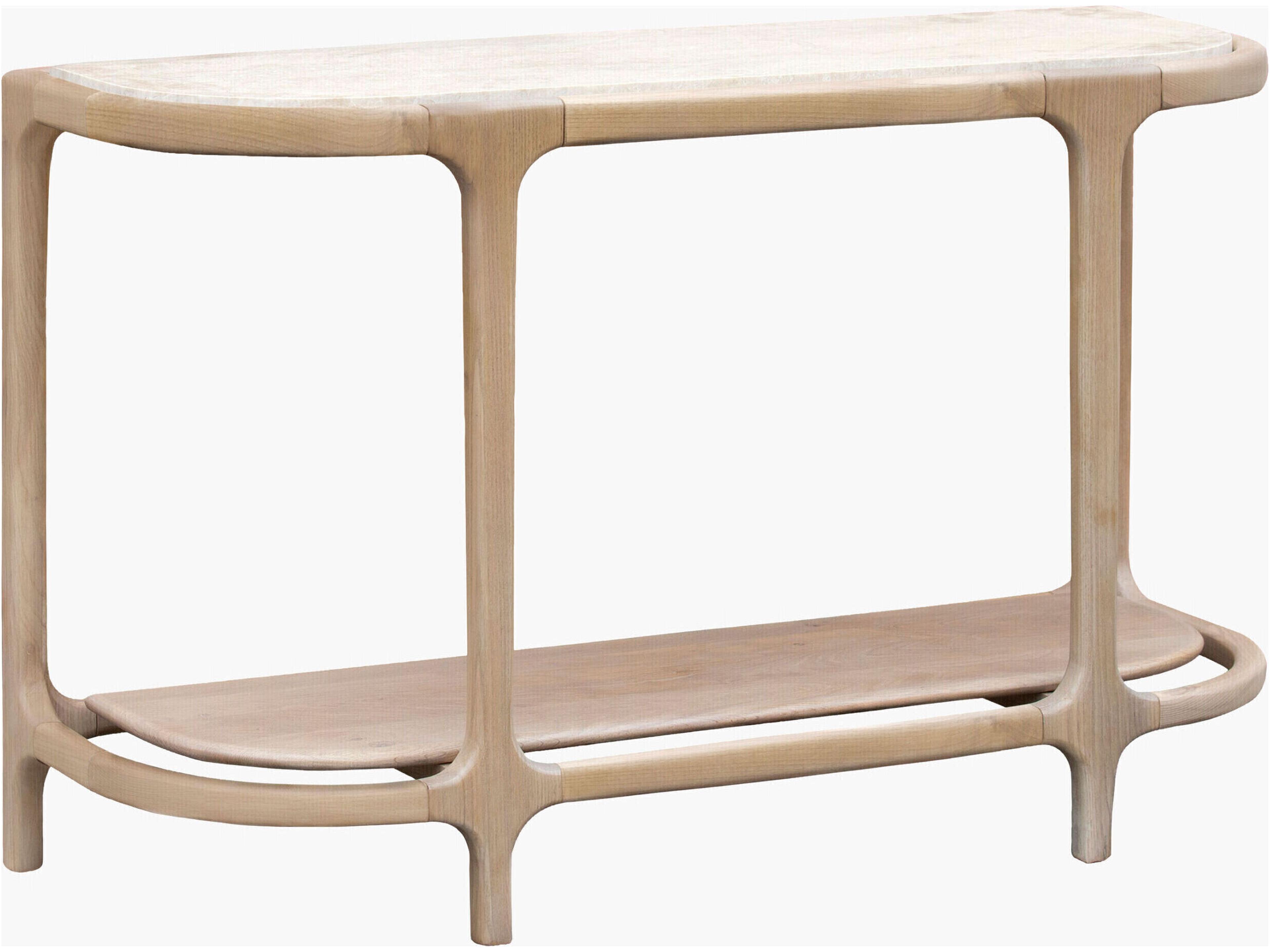 Becki Owens Eve Marble Beige Console Table