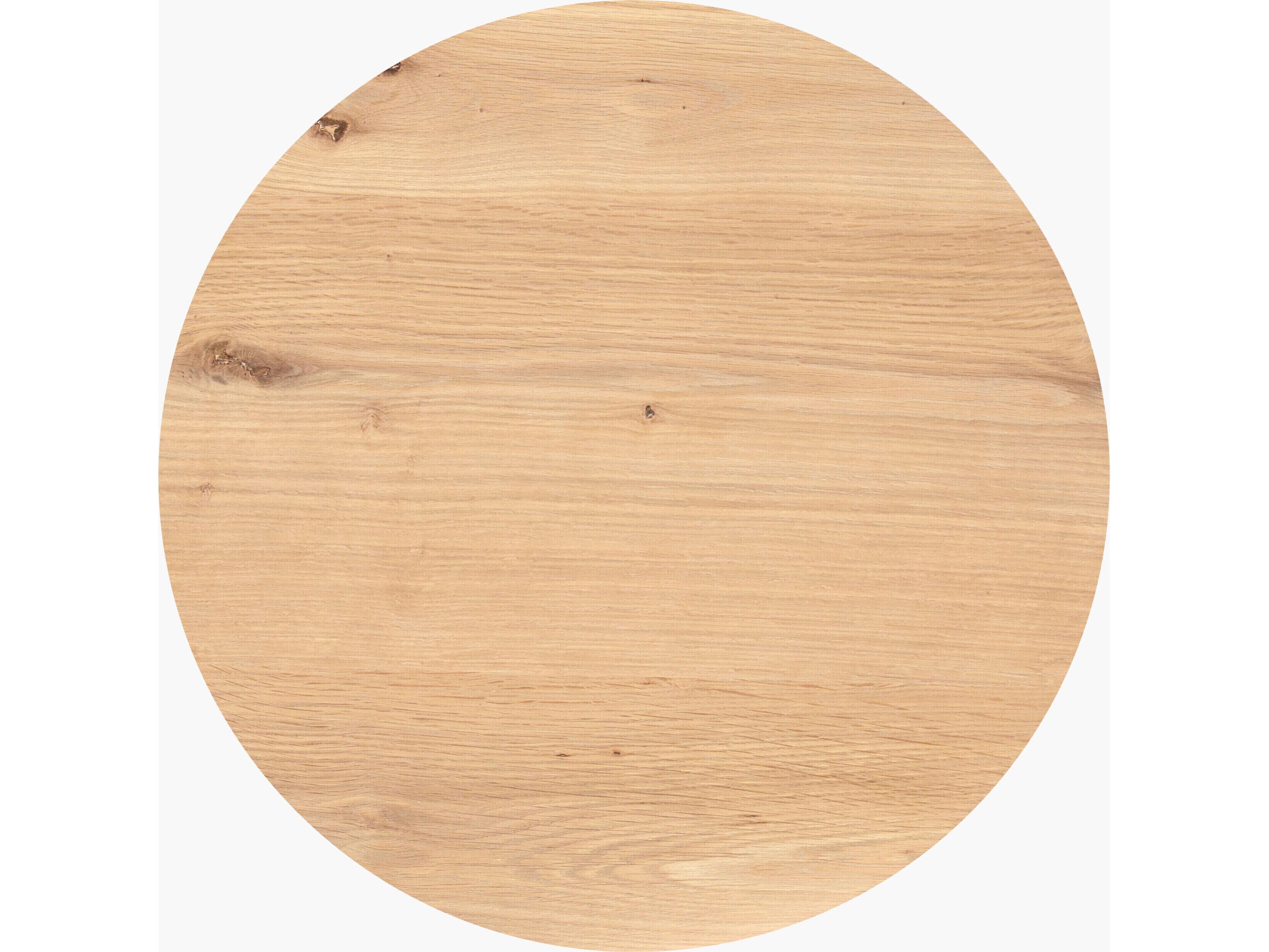 Surya Becki Owens Whitly Round Wood Brown End Table