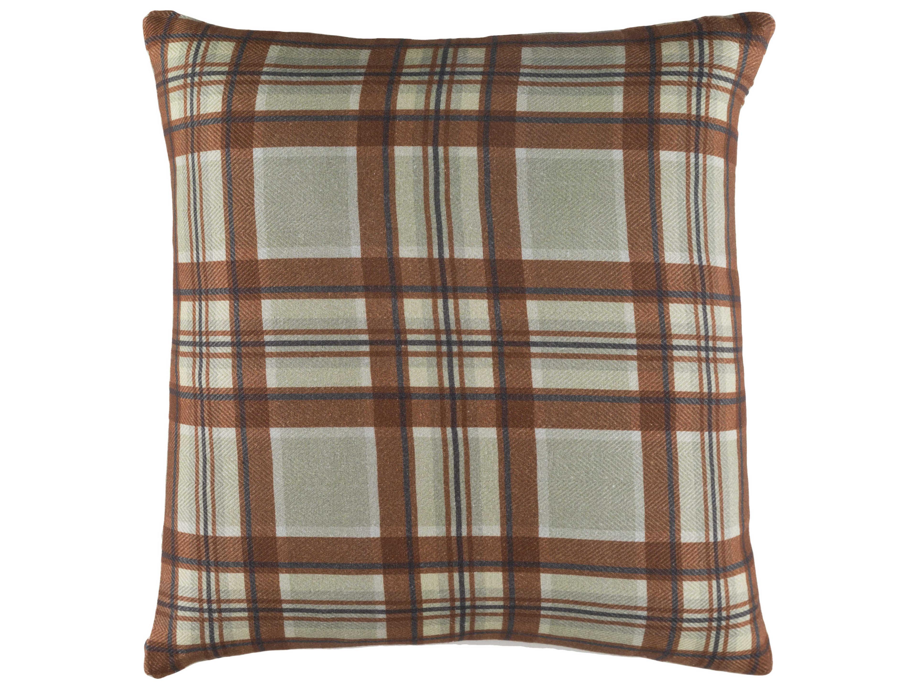 Surya Brigadoon Brown Pillow