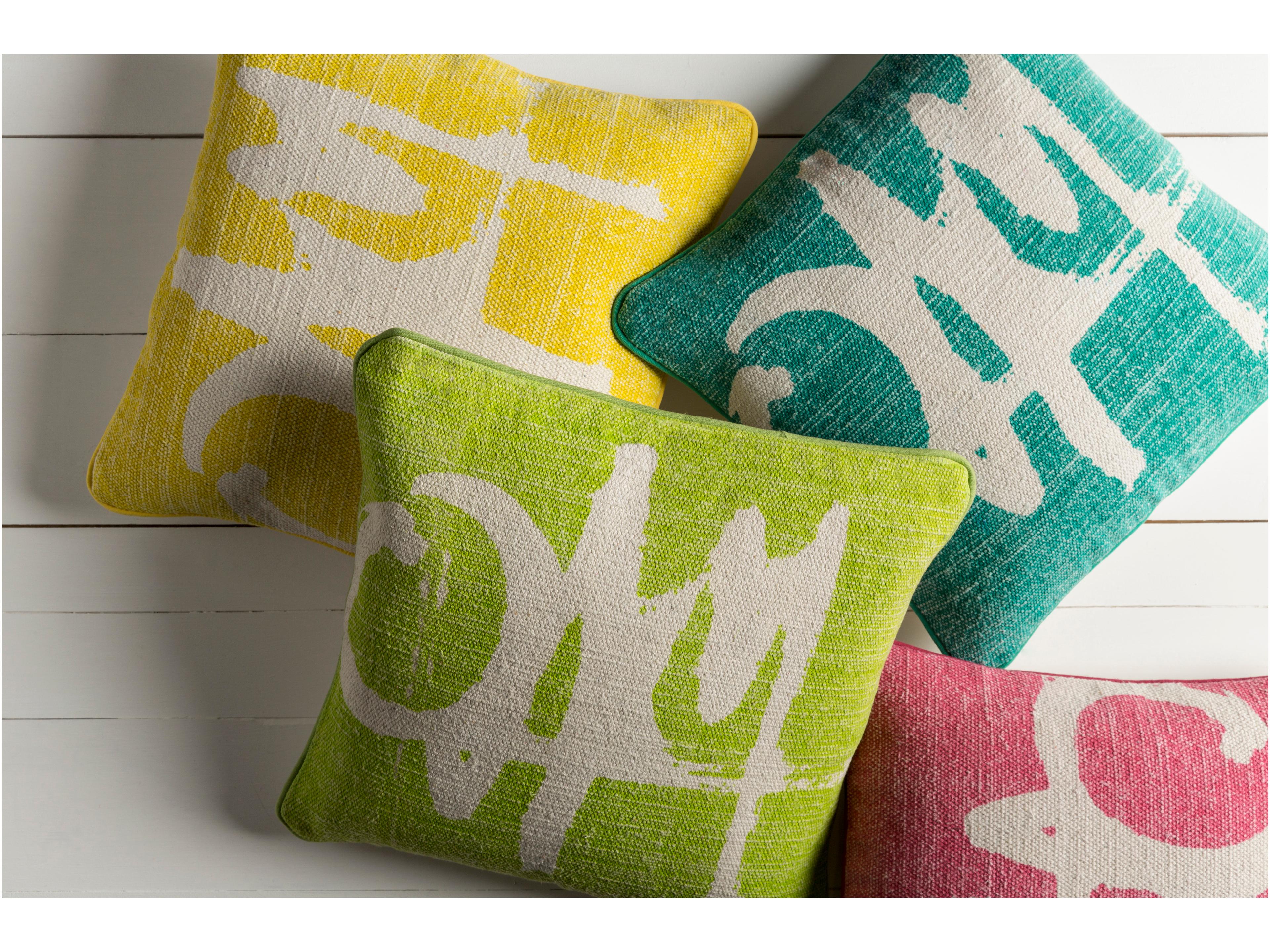 Surya Bristle Pink Pillow