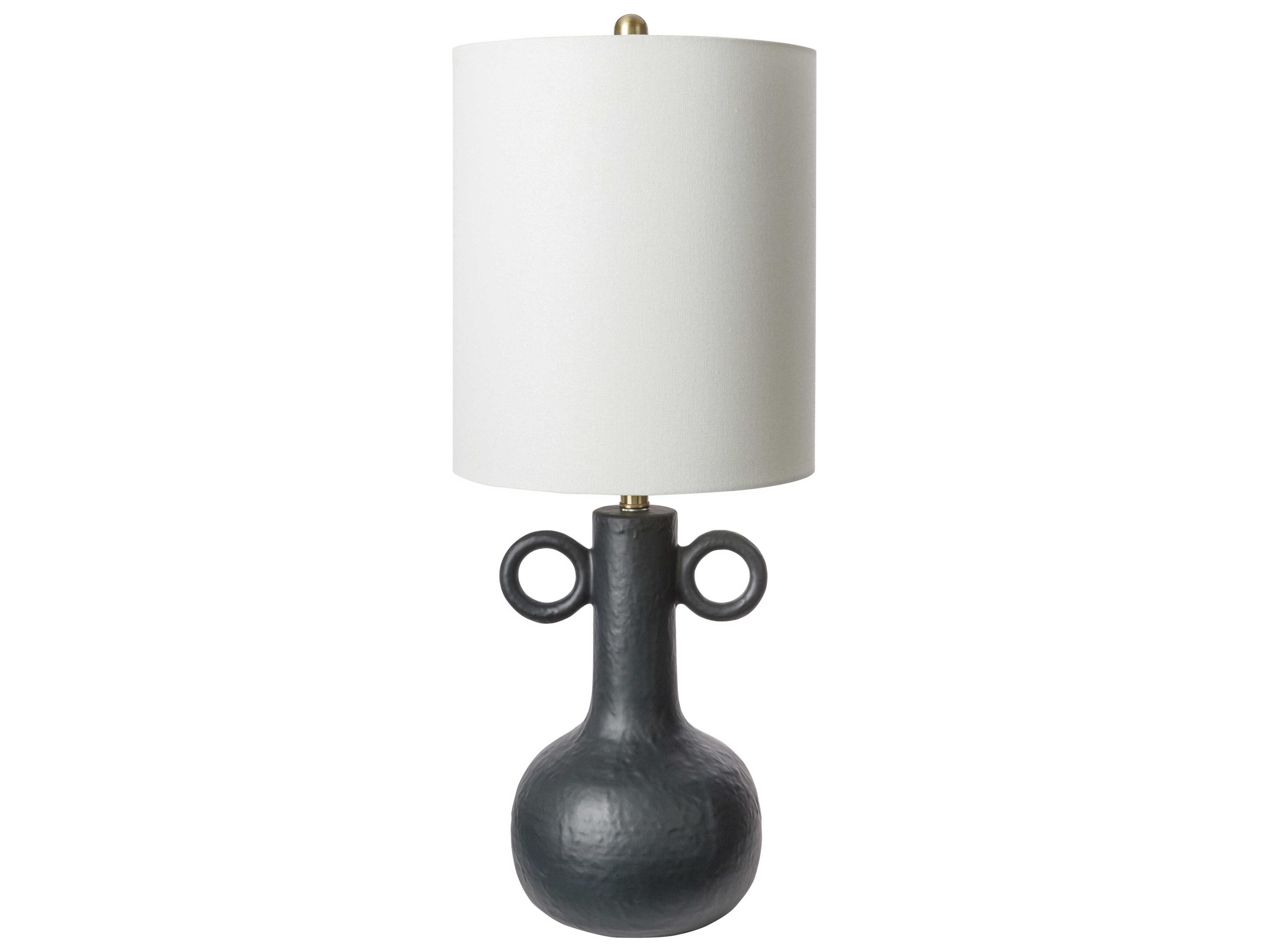 Brava Black Buffet Lamp