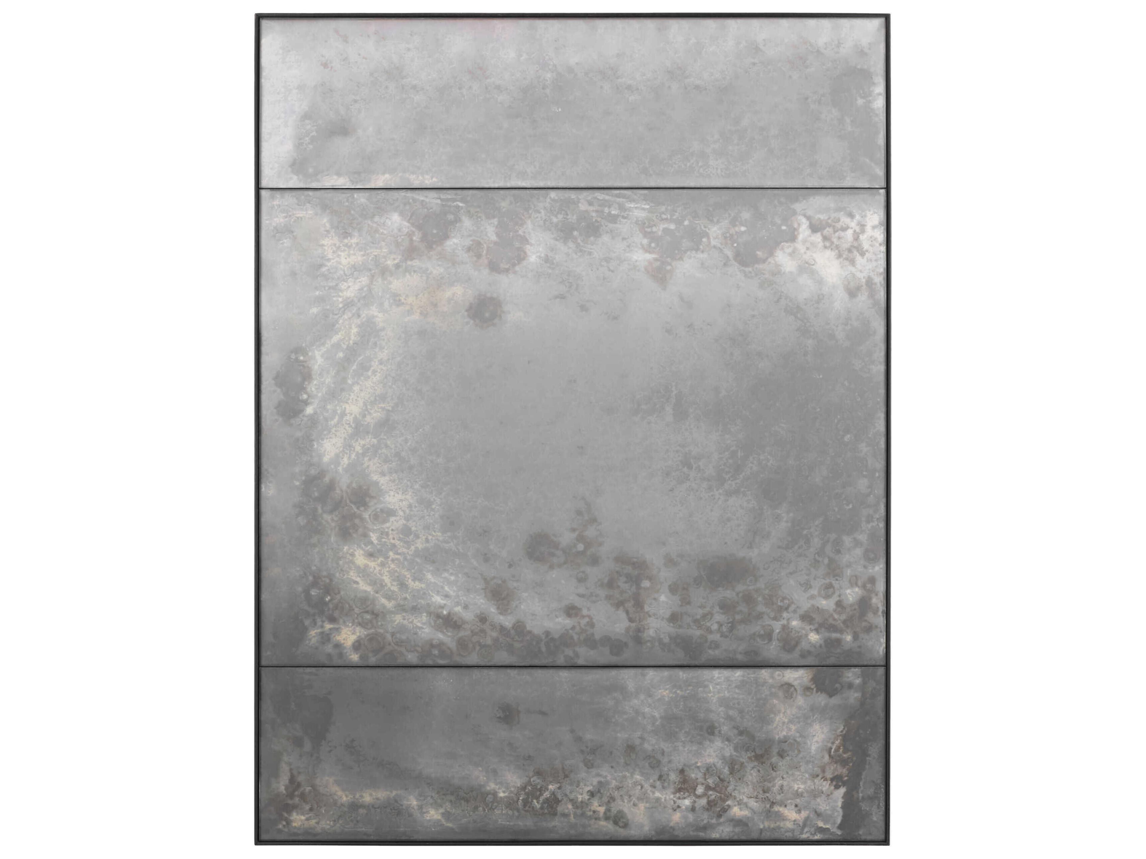 Camryn Black Rectangular Antique Mirror