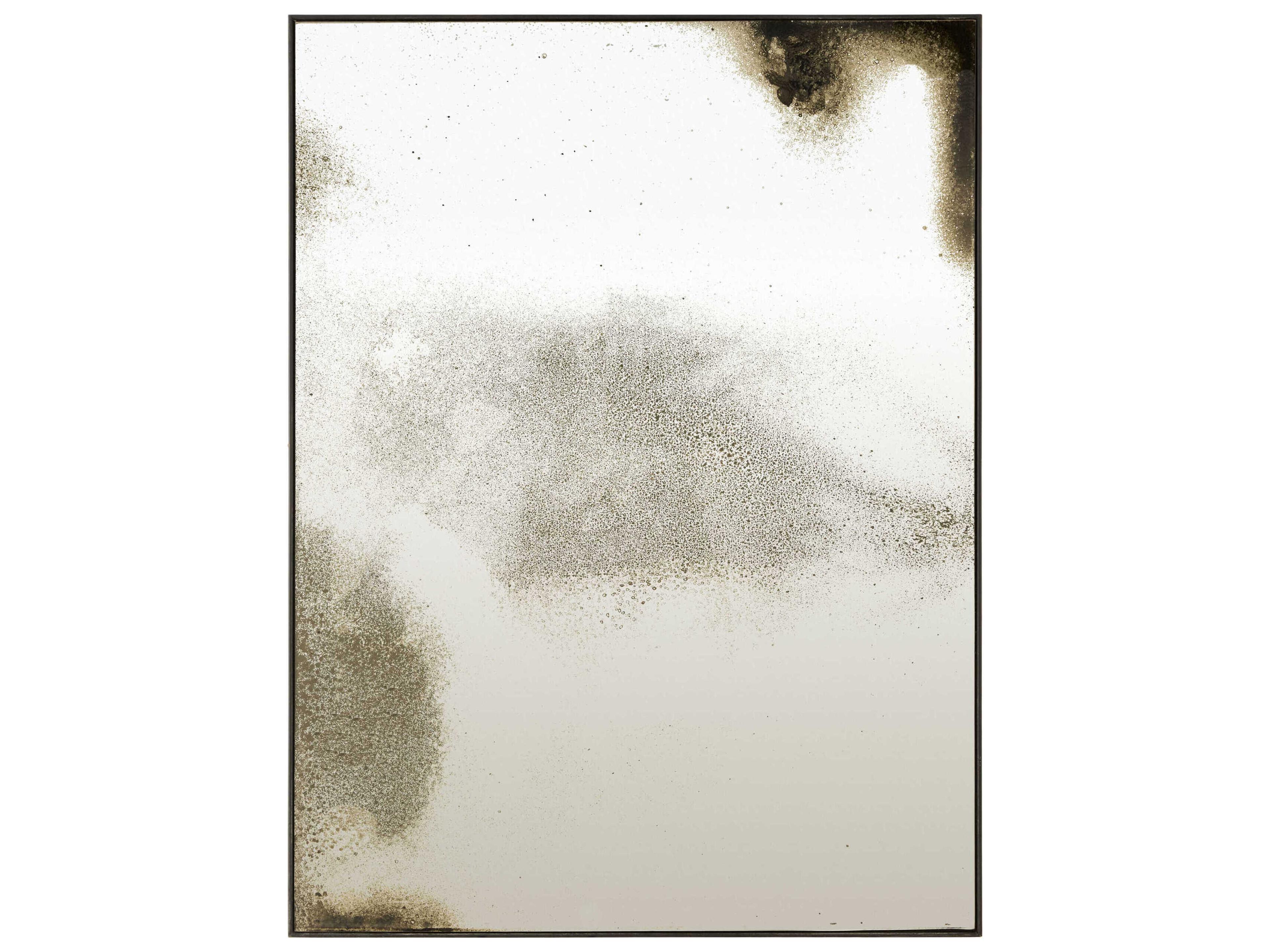 Camryn Black Rectangular Antique Mirror