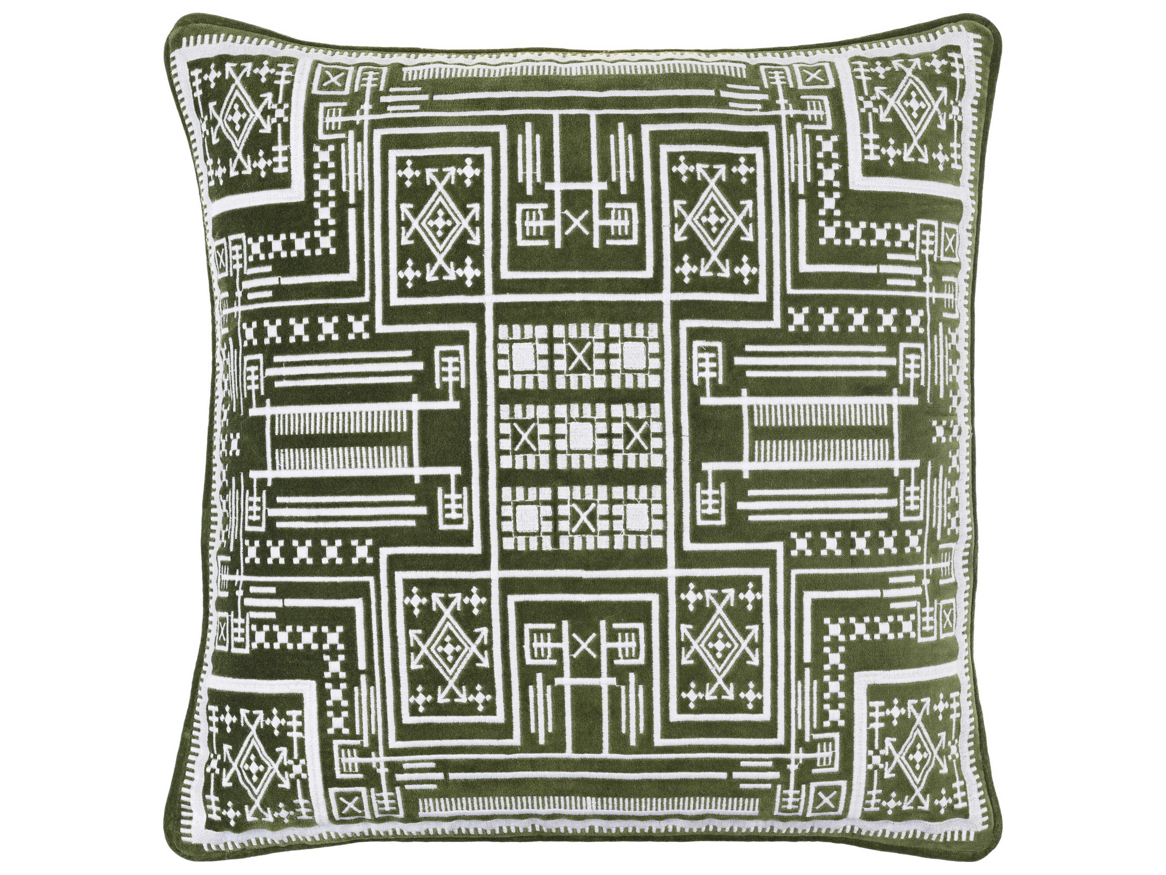 Camaxtli Medium Green Pillow