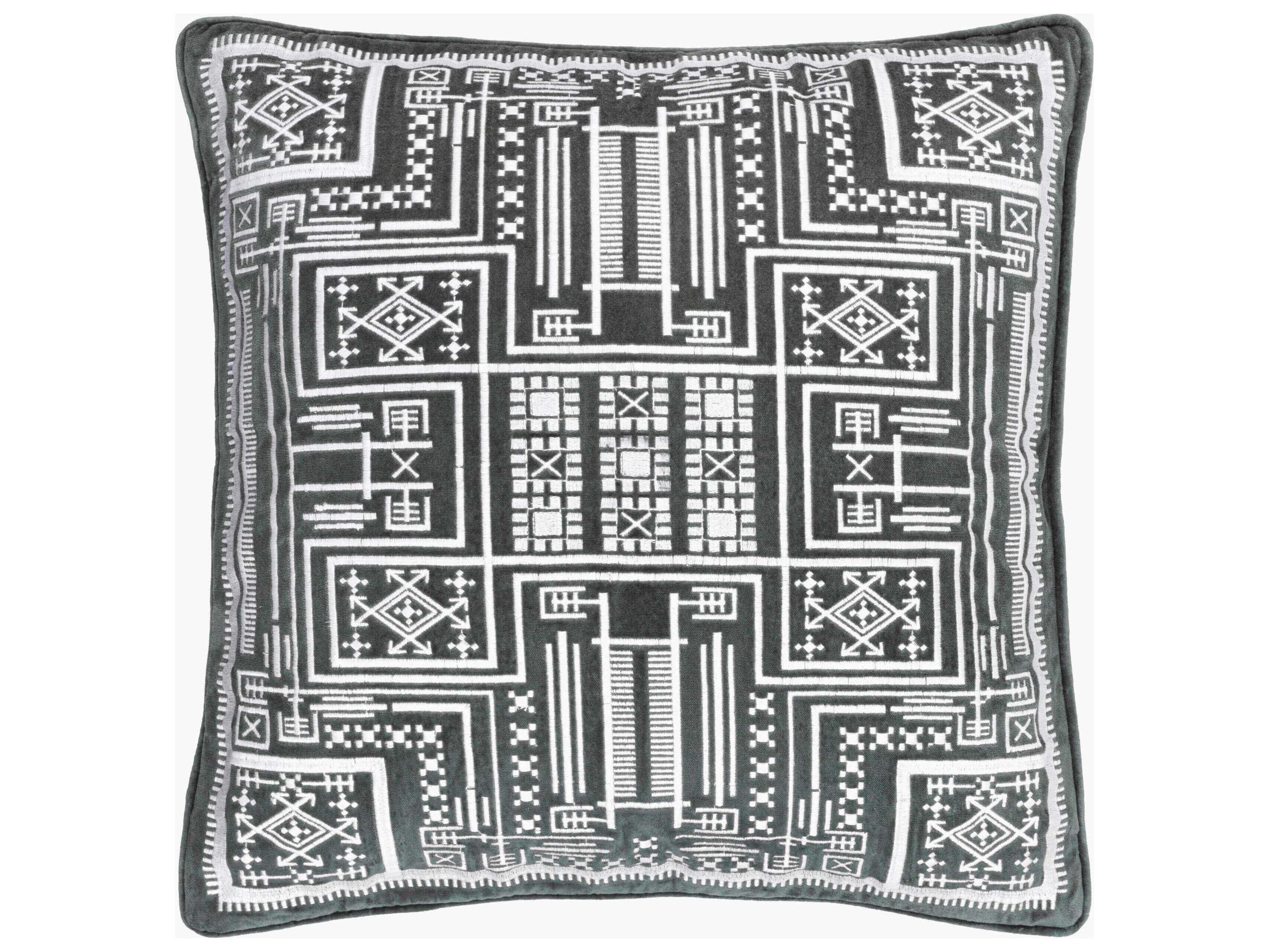 Camaxtli Charcoal Pillow
