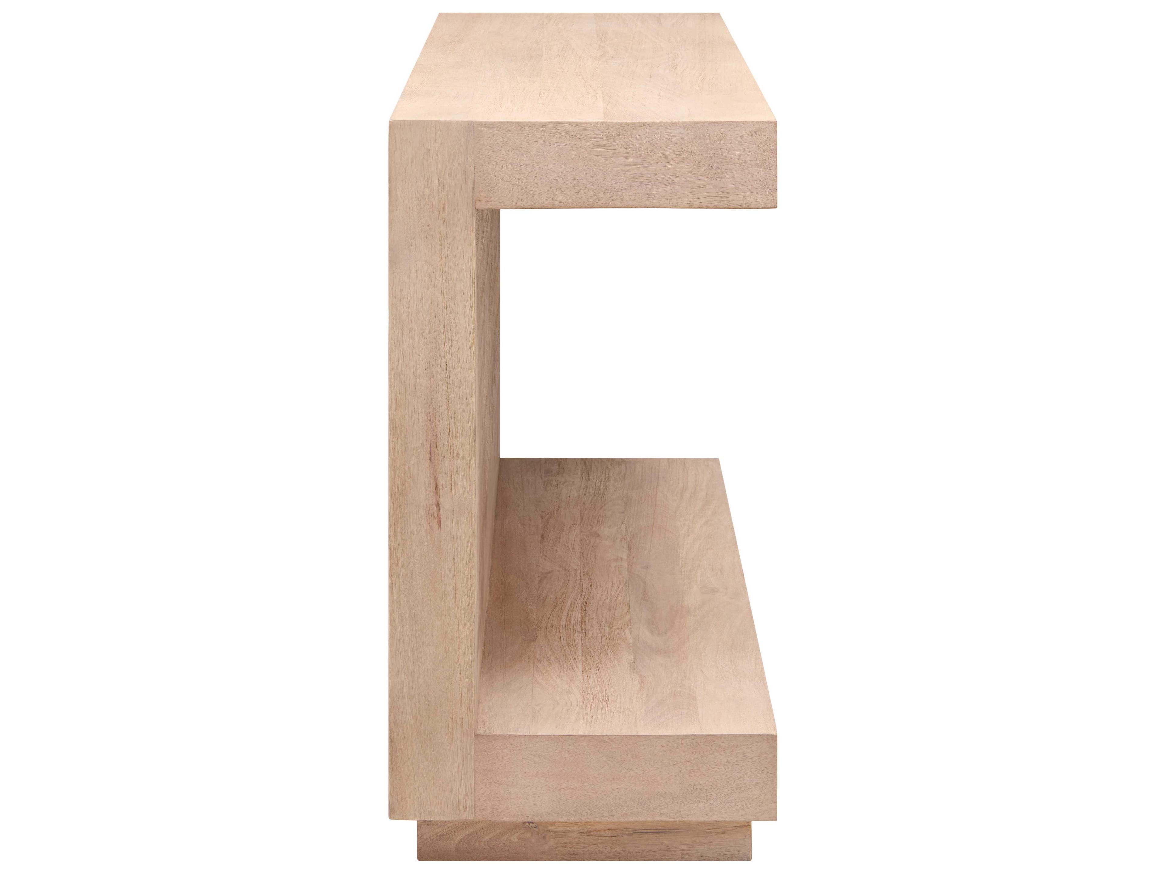 Surya Coburn Rectangular Wood Brown Console Table