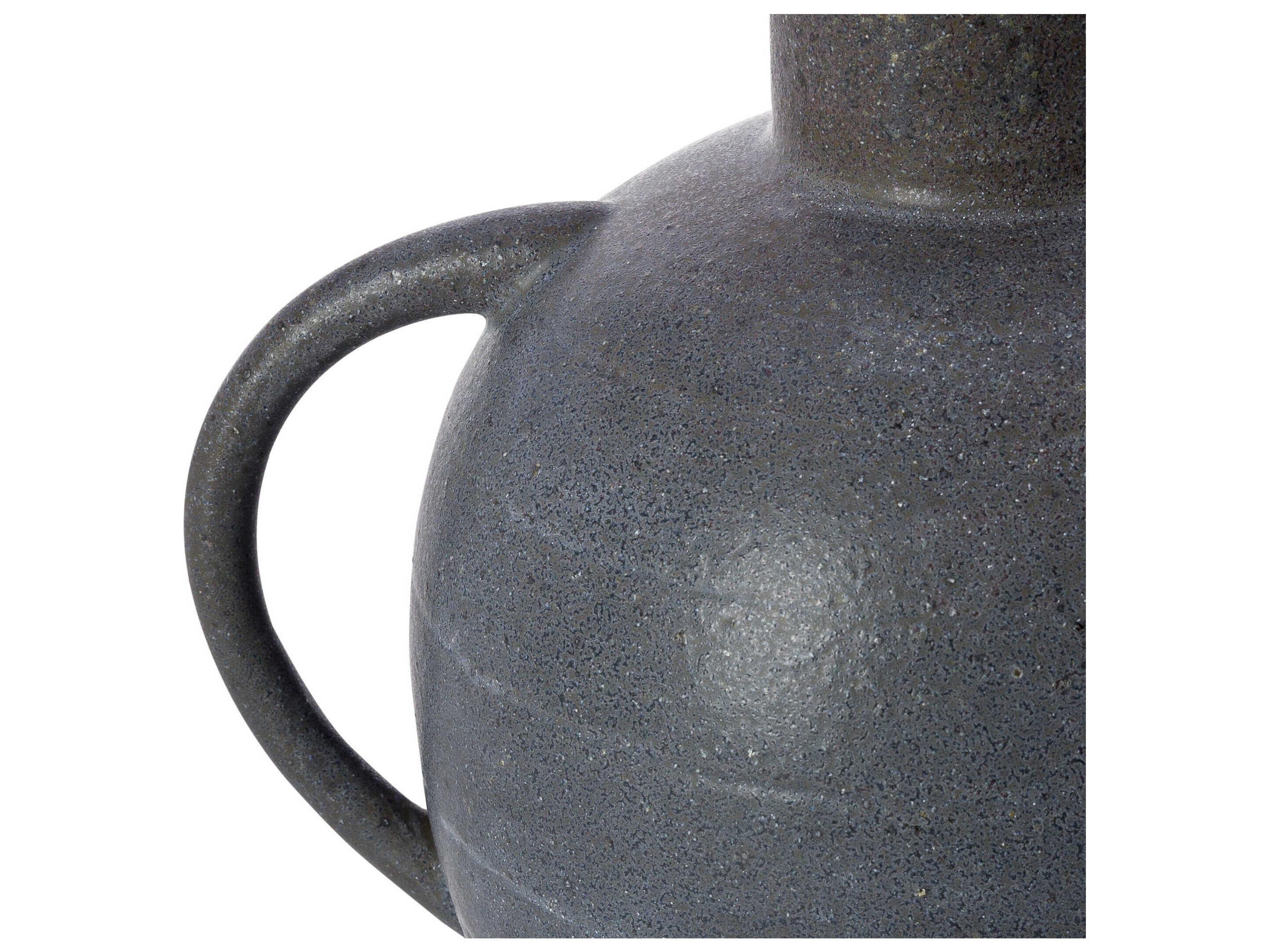 Surya Acanceh Black Vase Set of 2