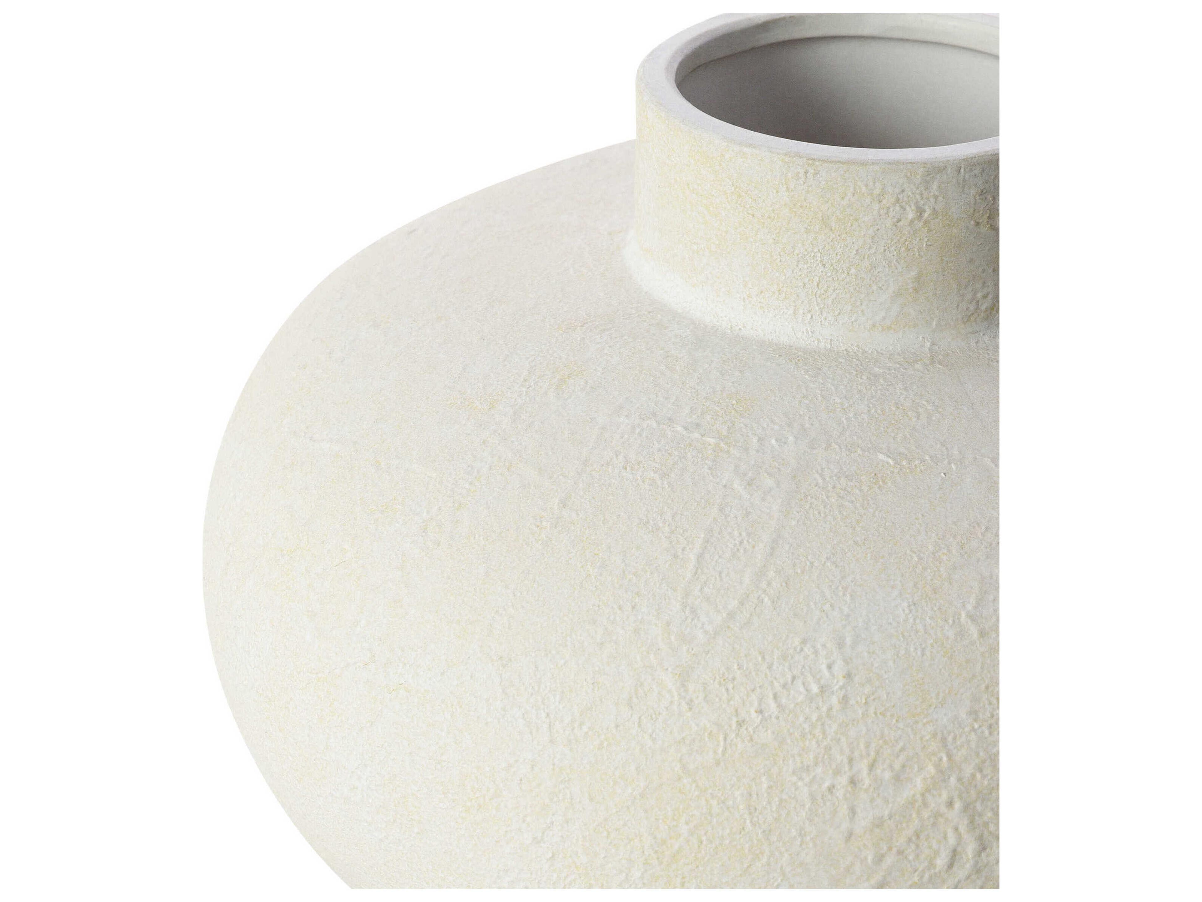 Surya Acanceh White Vase