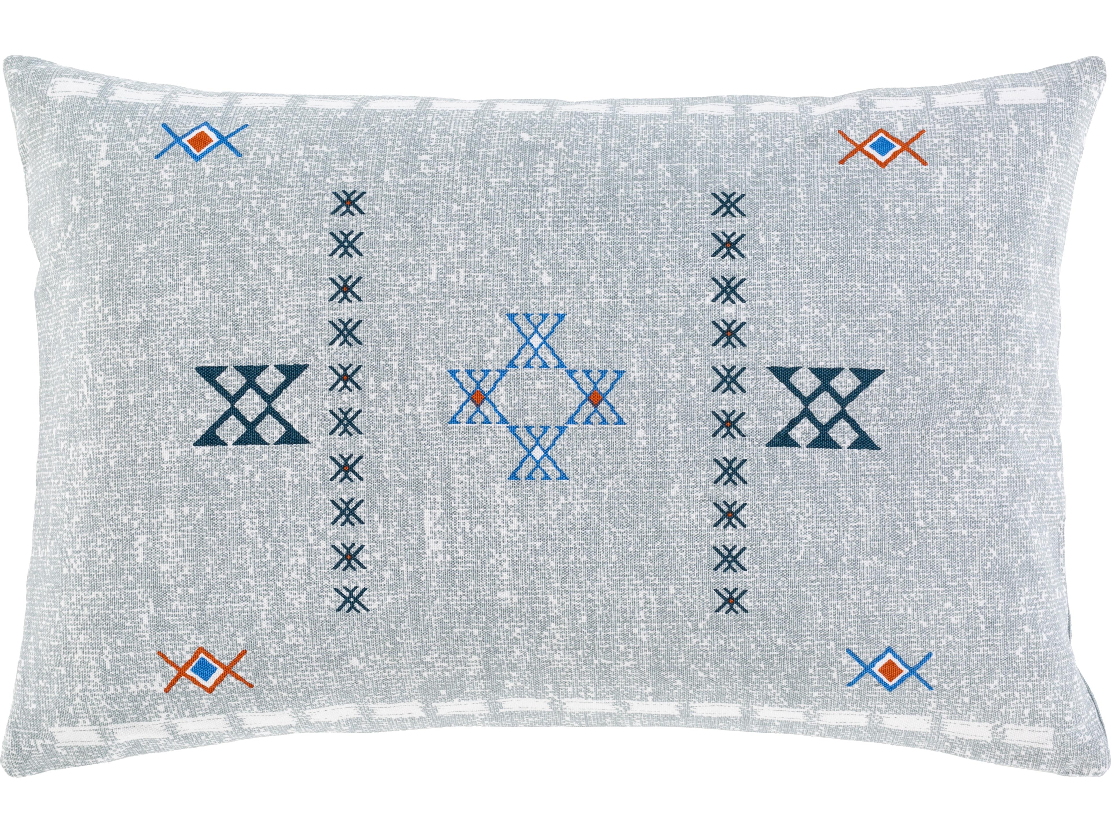 Surya Cactus Silk Slate Pillow