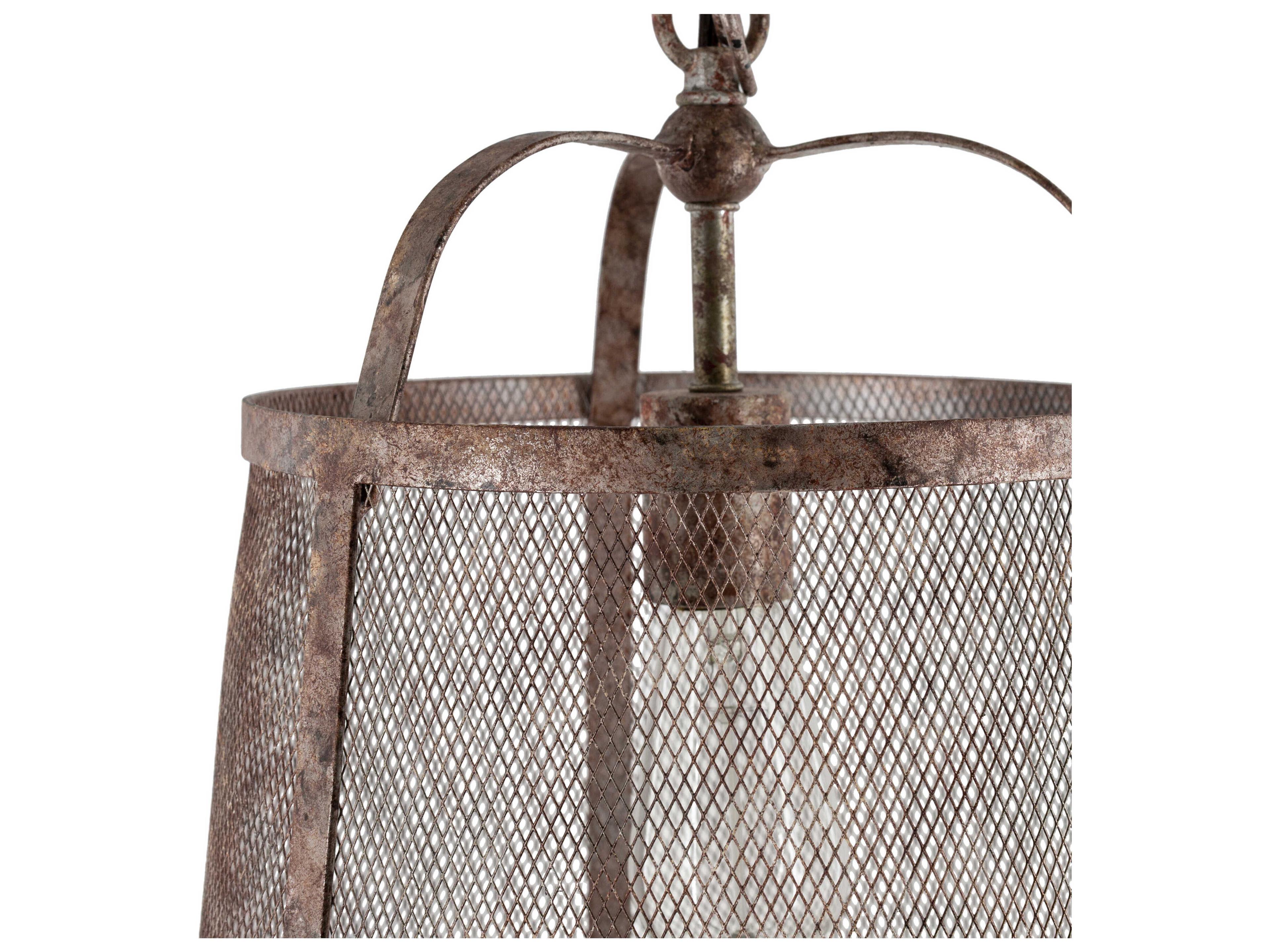 Surya Coleherne 1-Light Rust Brown Pendant