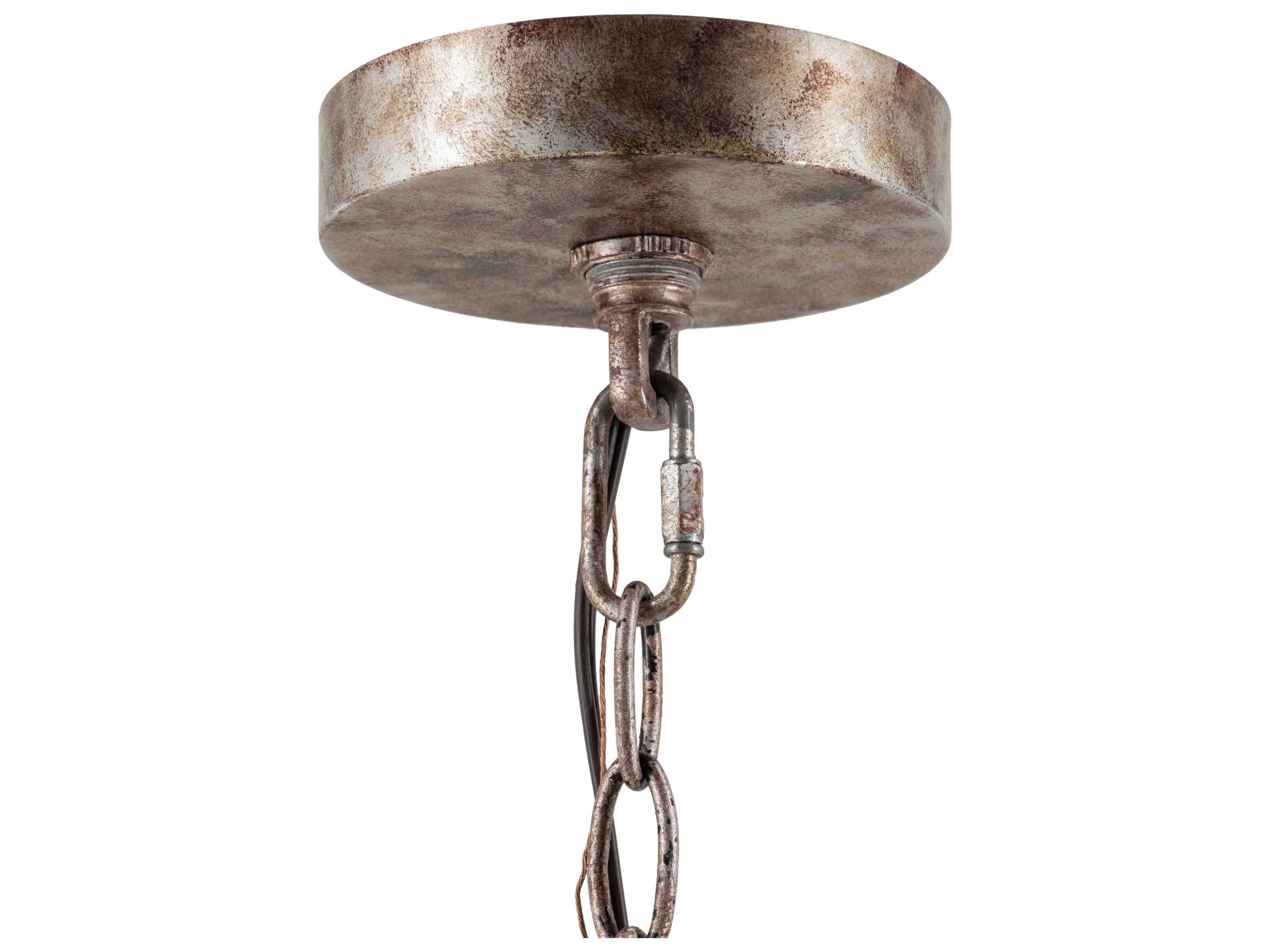Surya Coleherne 1-Light Rust Brown Pendant