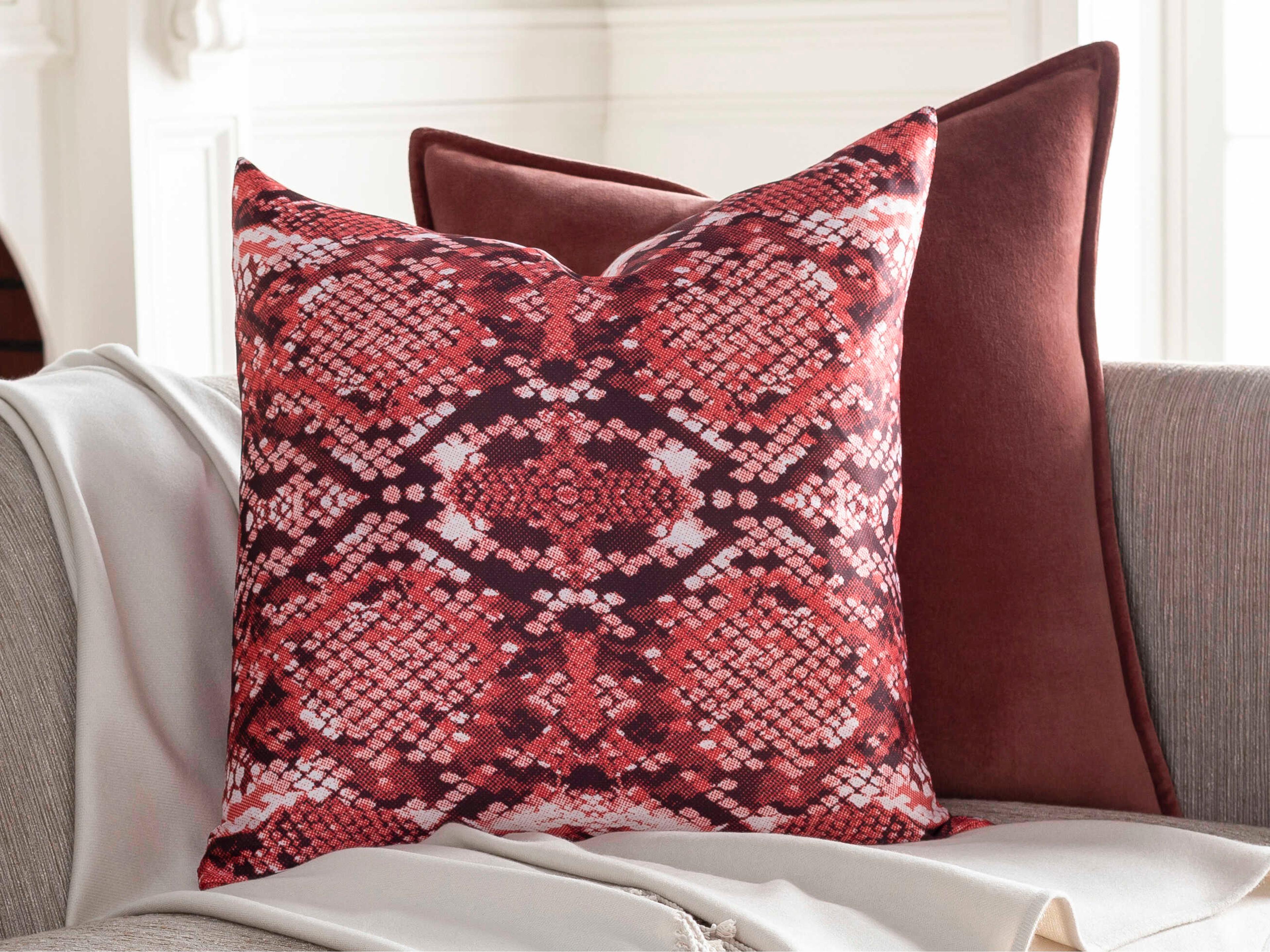 Surya Chloe Red Pillow