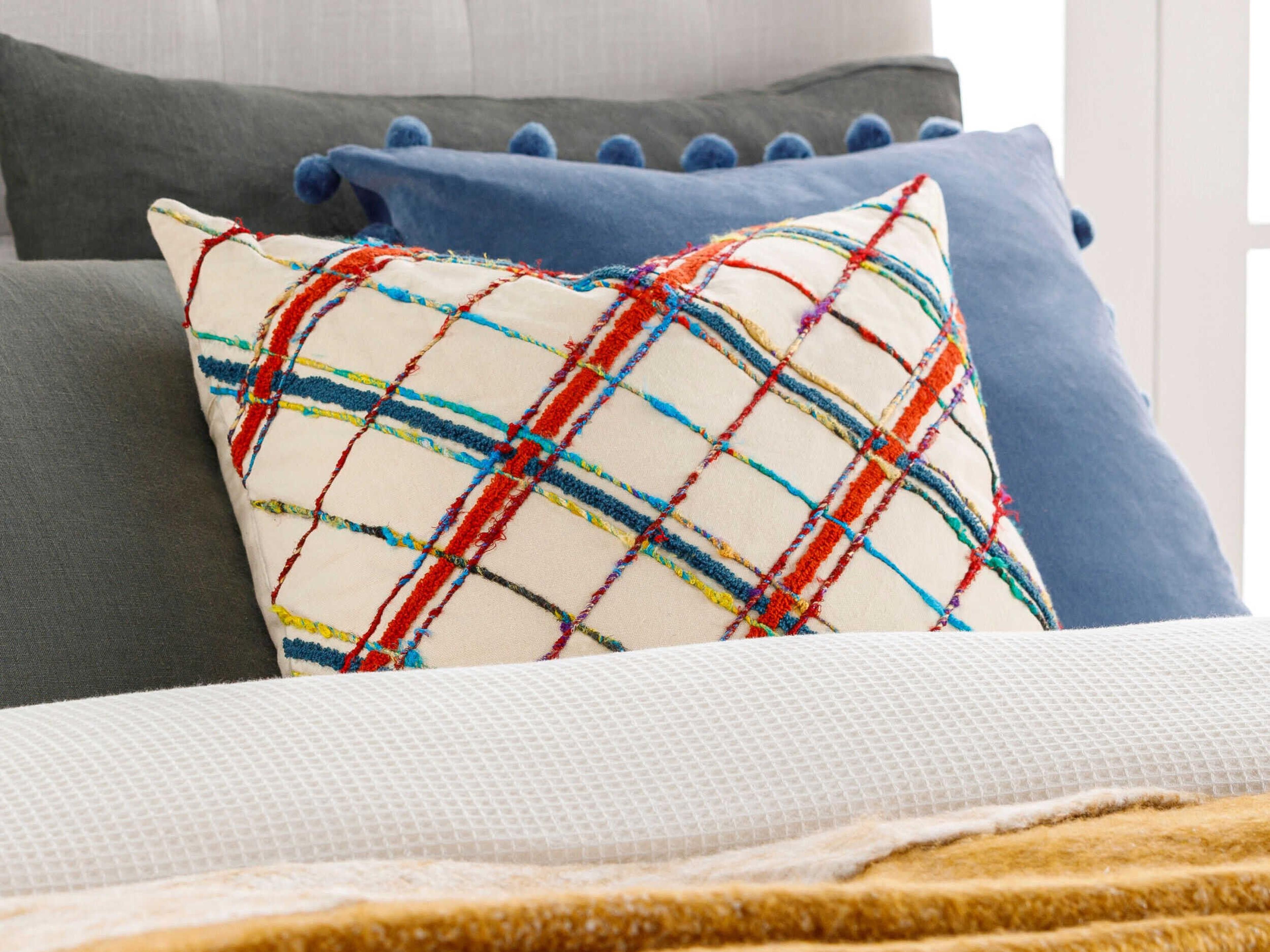 Surya Callie Red Pillow