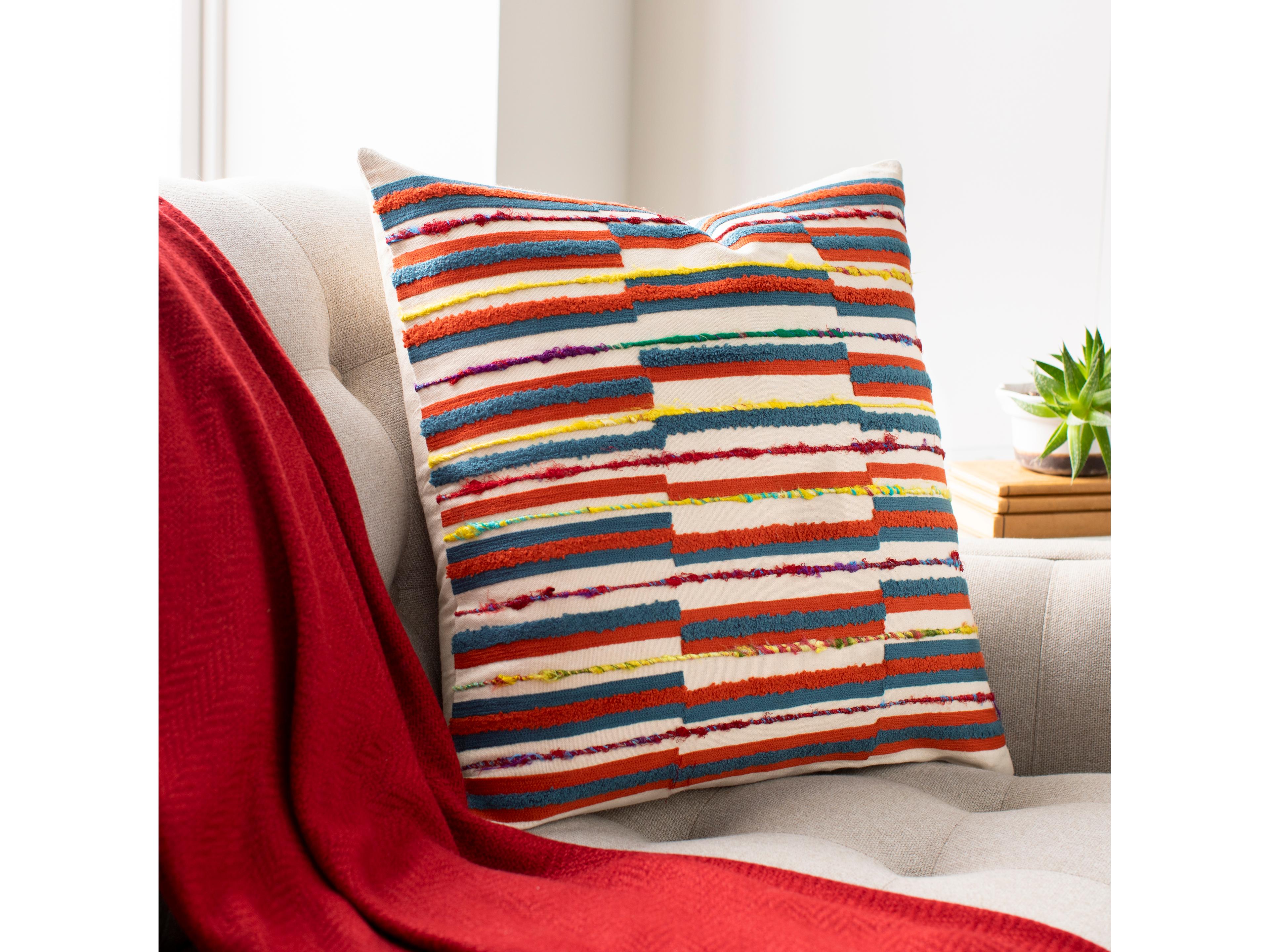 Surya Callie Red Pillow