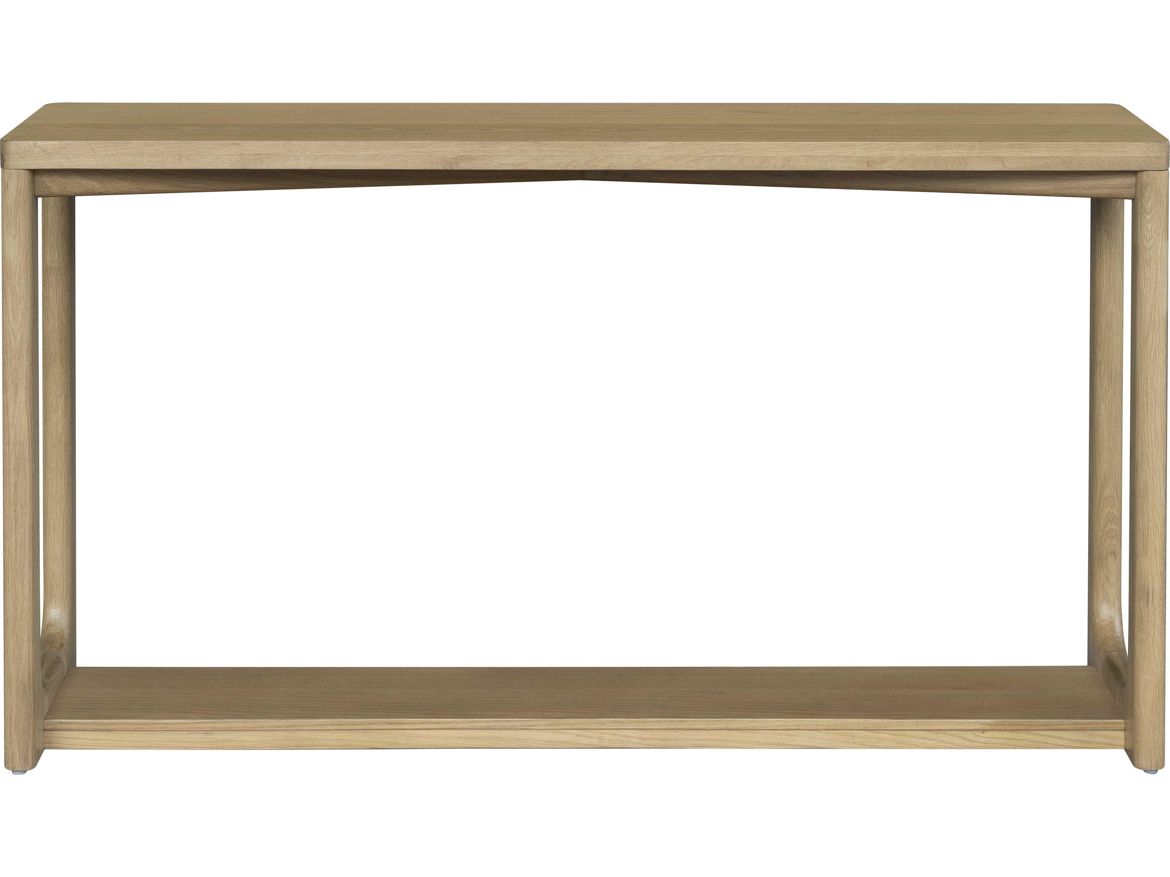 Surya Callister Rectangular Wood Brown Console Table