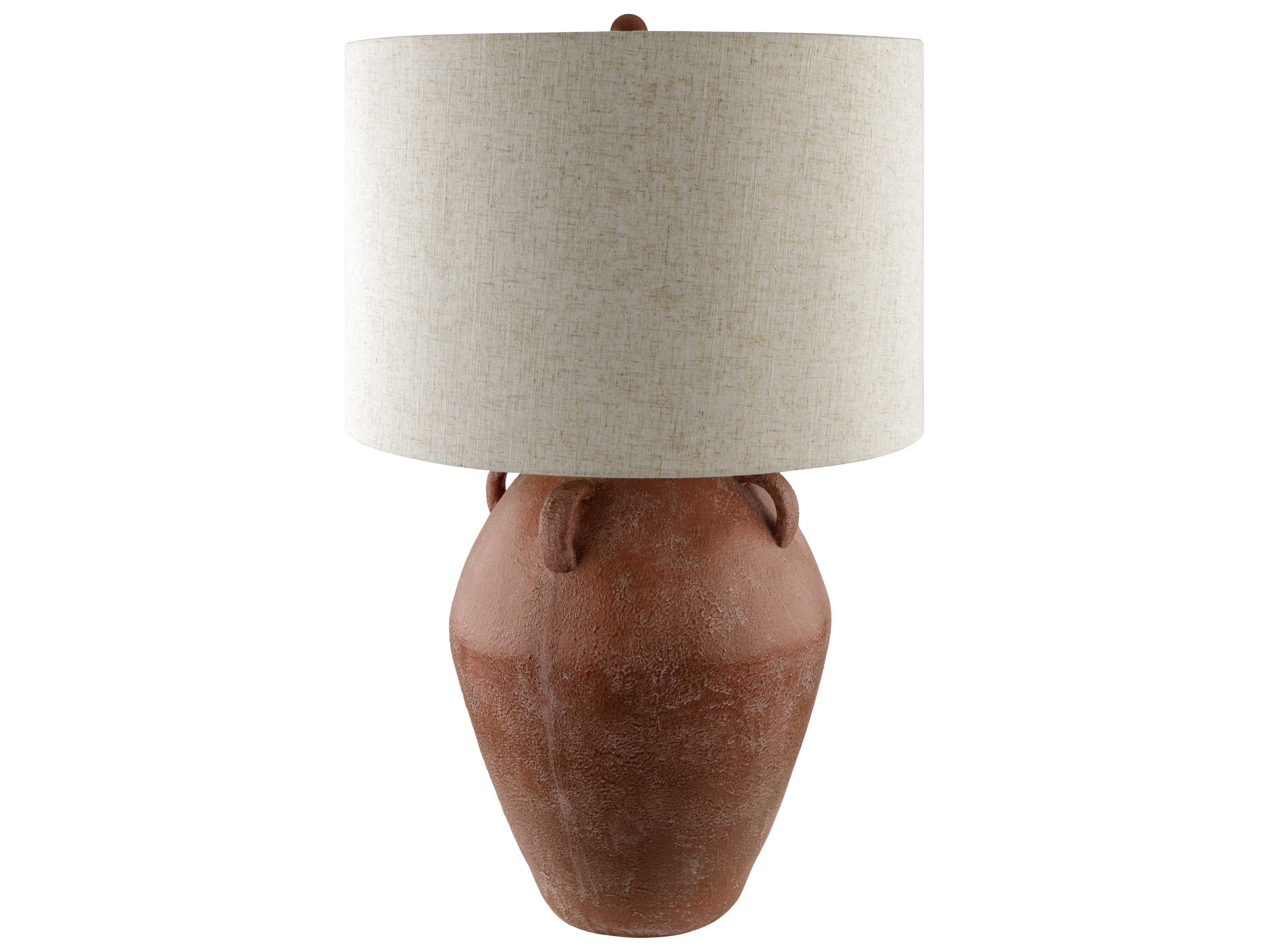Colorado Red Wheat Linen Buffet Lamp