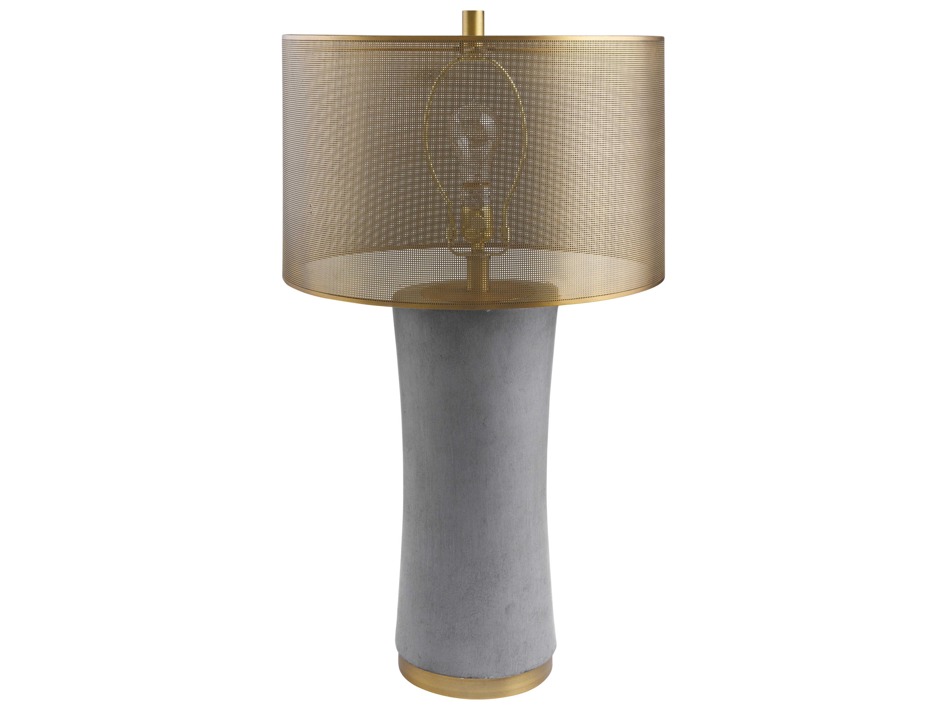 Cosmiq Gray Buffet Lamp