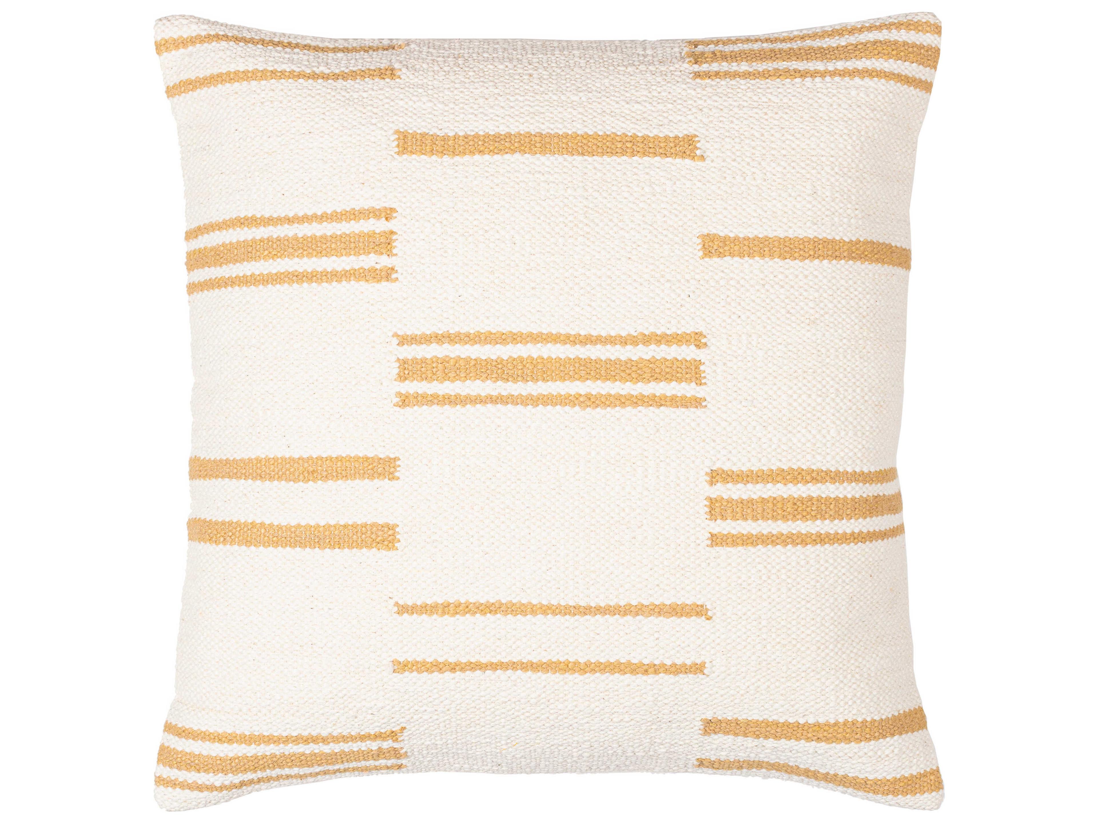 Carlton White / Yellow Pillow