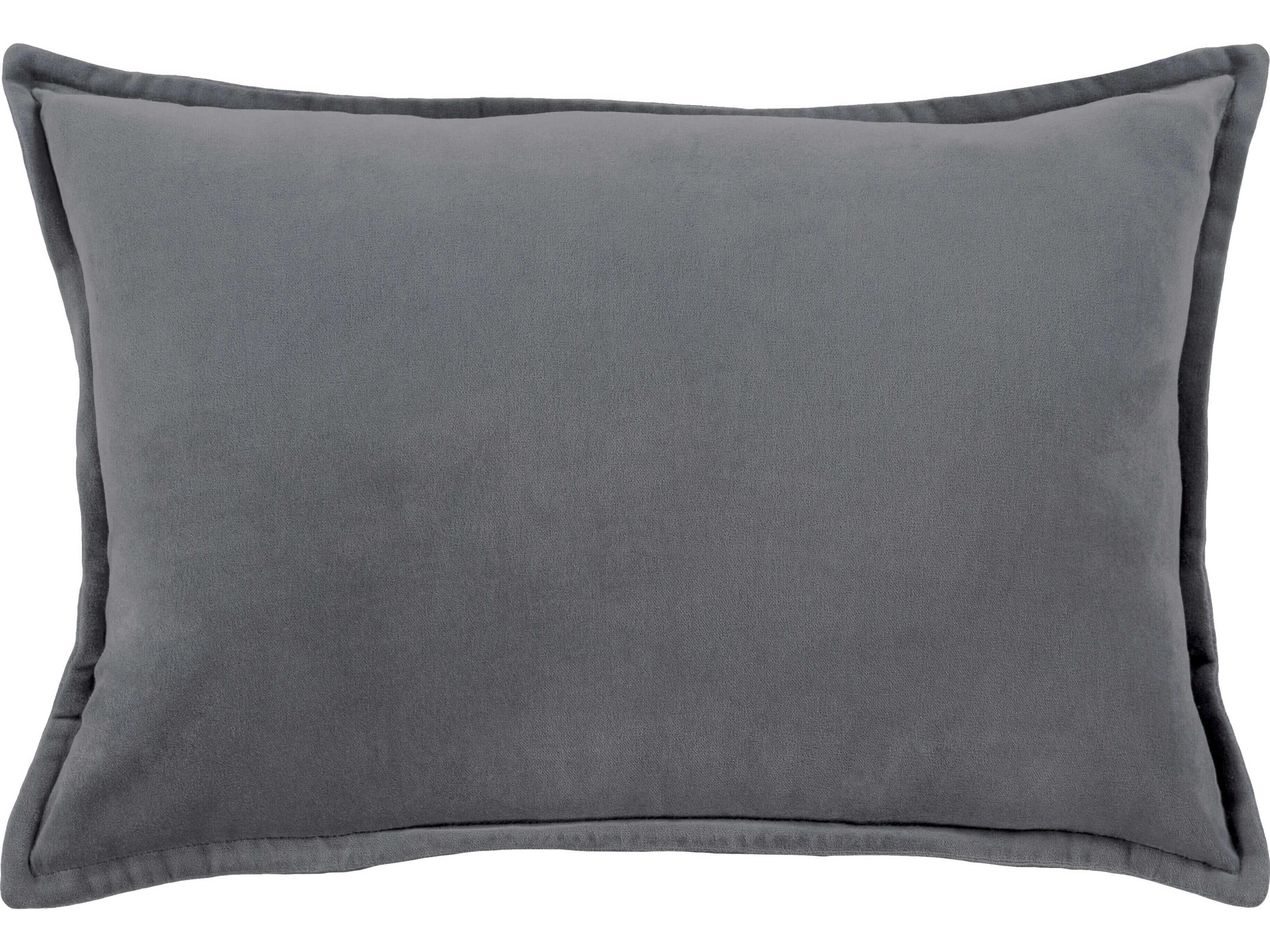 Cotton Velvet Charcoal Pillow