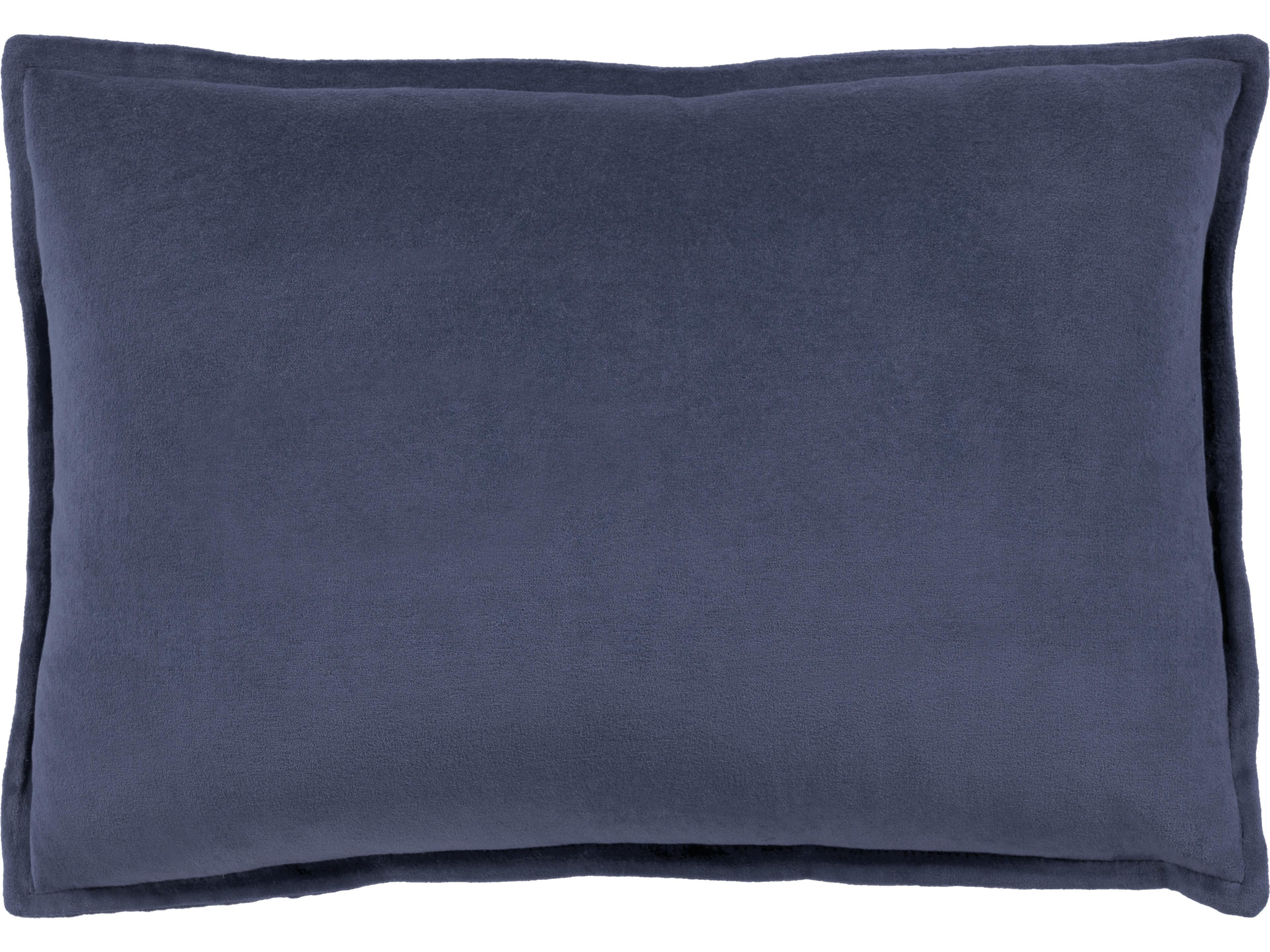 Cotton Velvet Navy Pillow