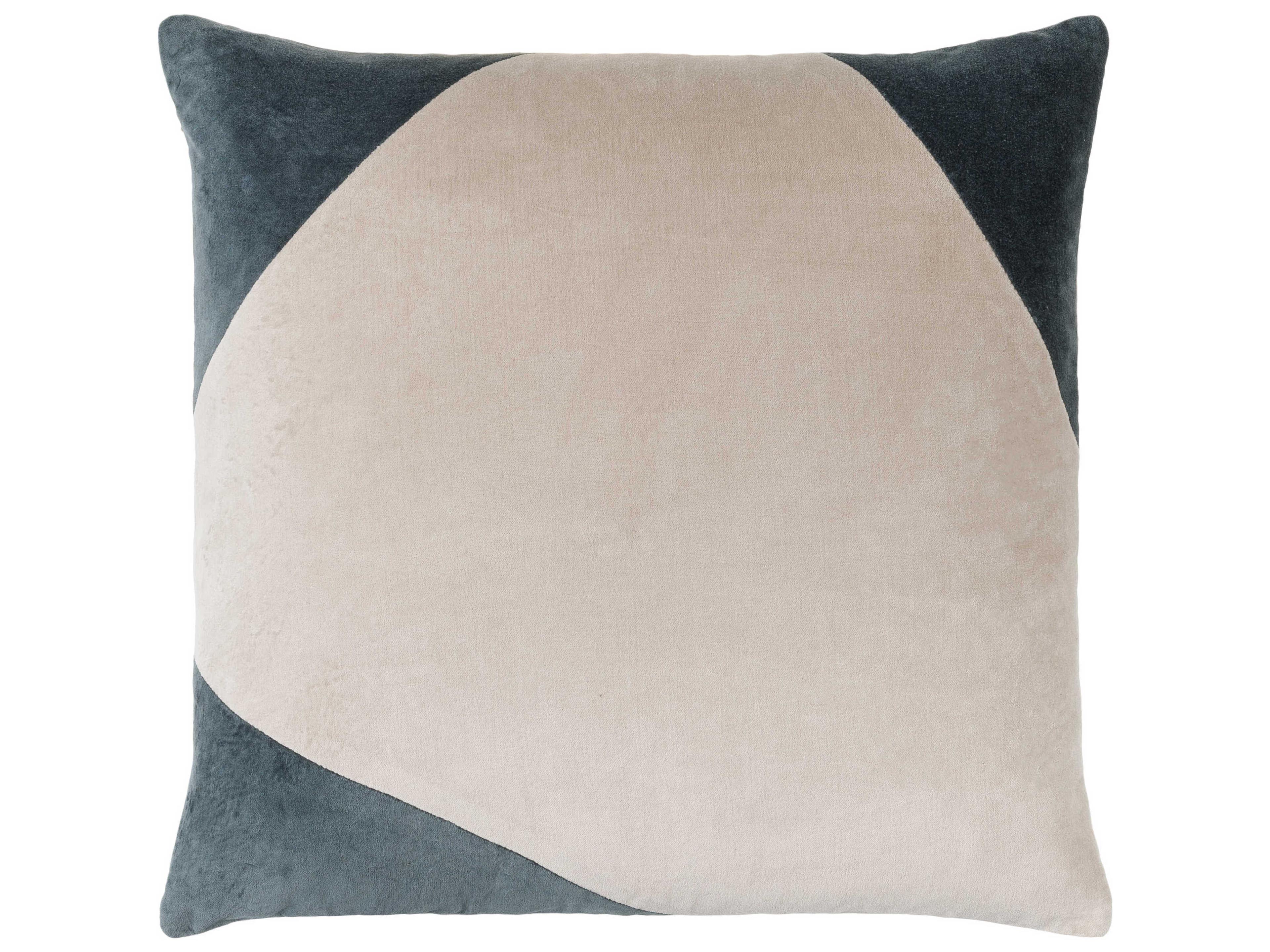 Cotton Velvet Teal Pillow
