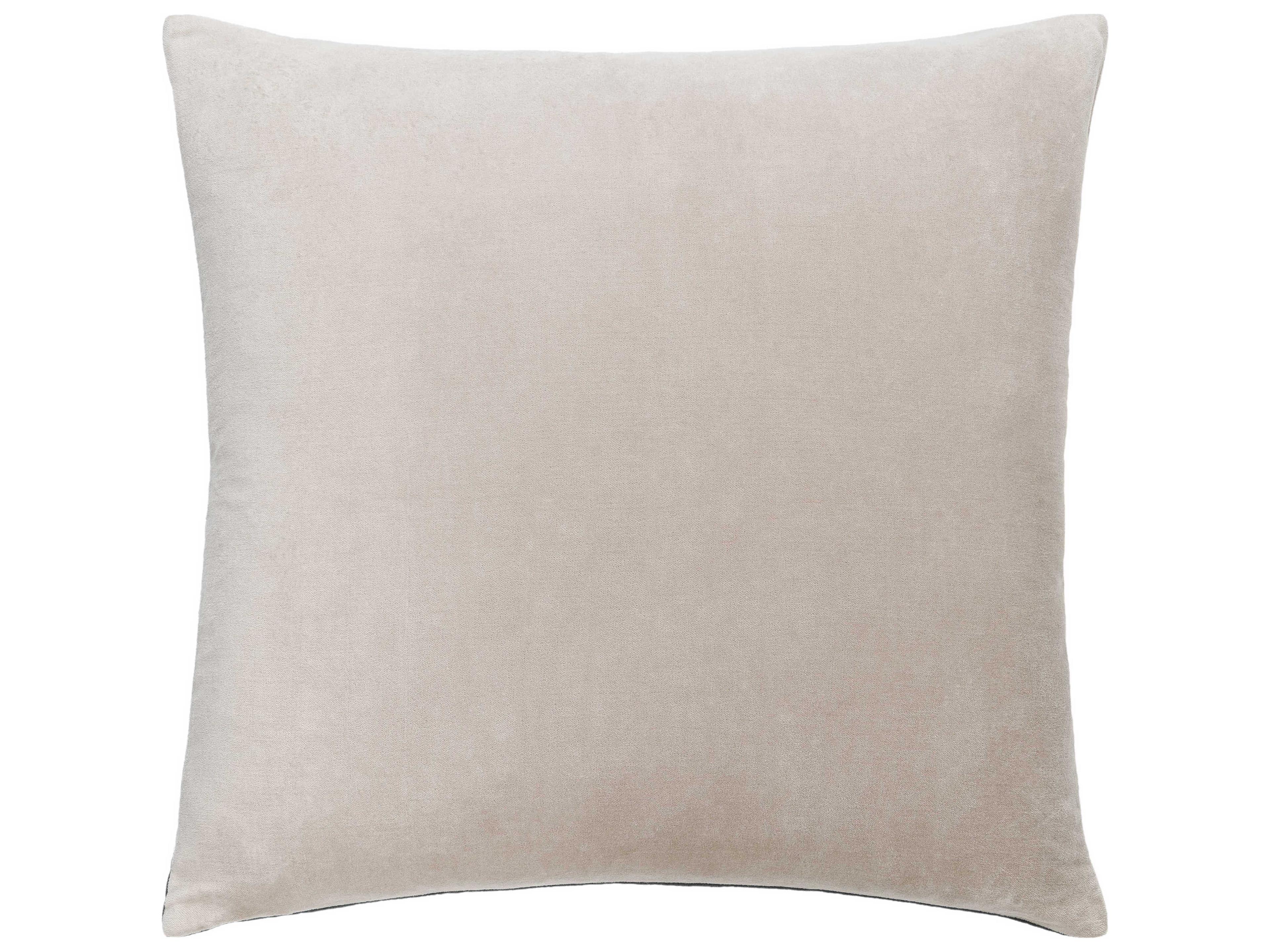 Surya Cotton Velvet Teal Pillow