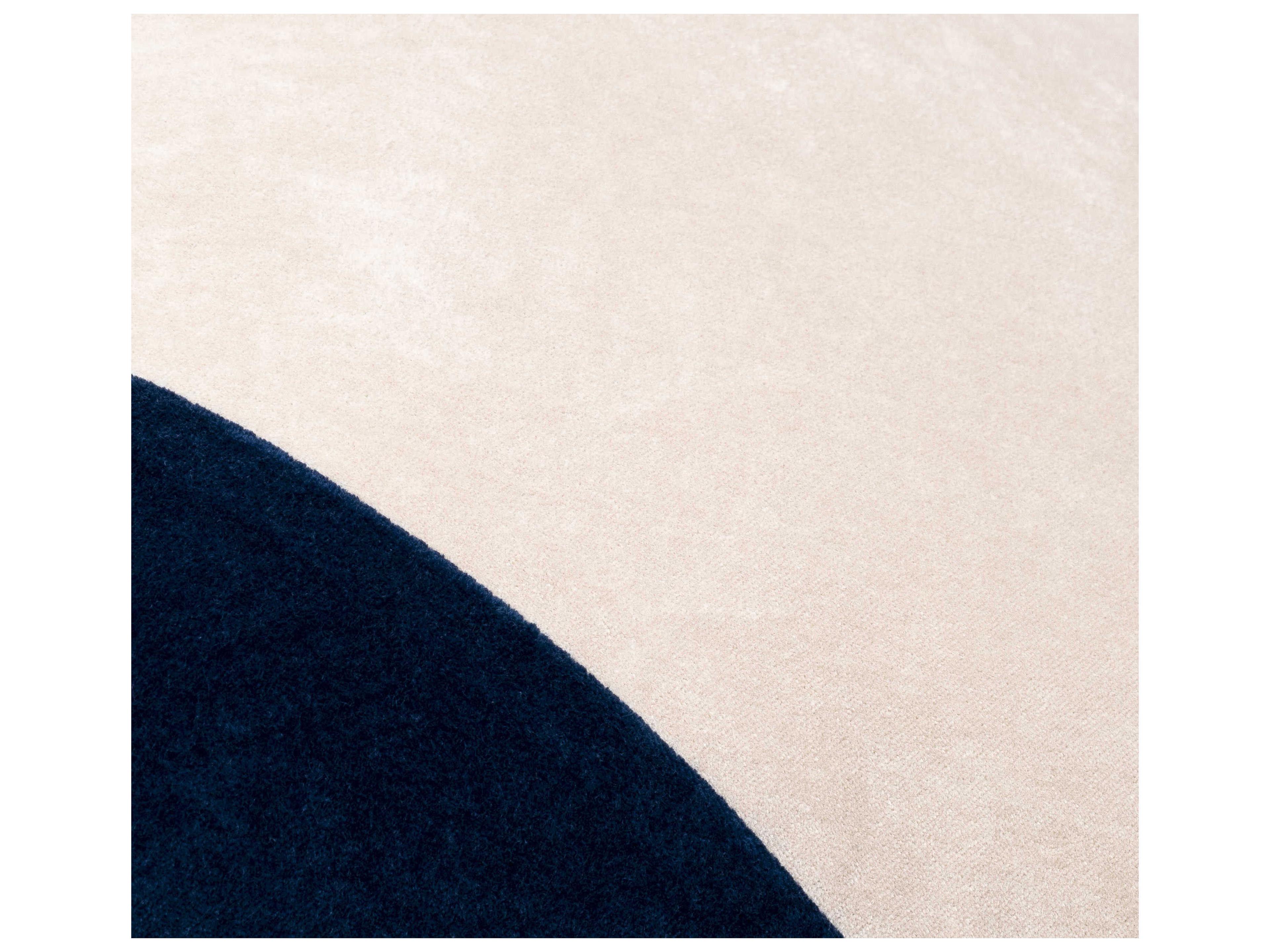 Surya Cotton Velvet Dark Blue Pillow