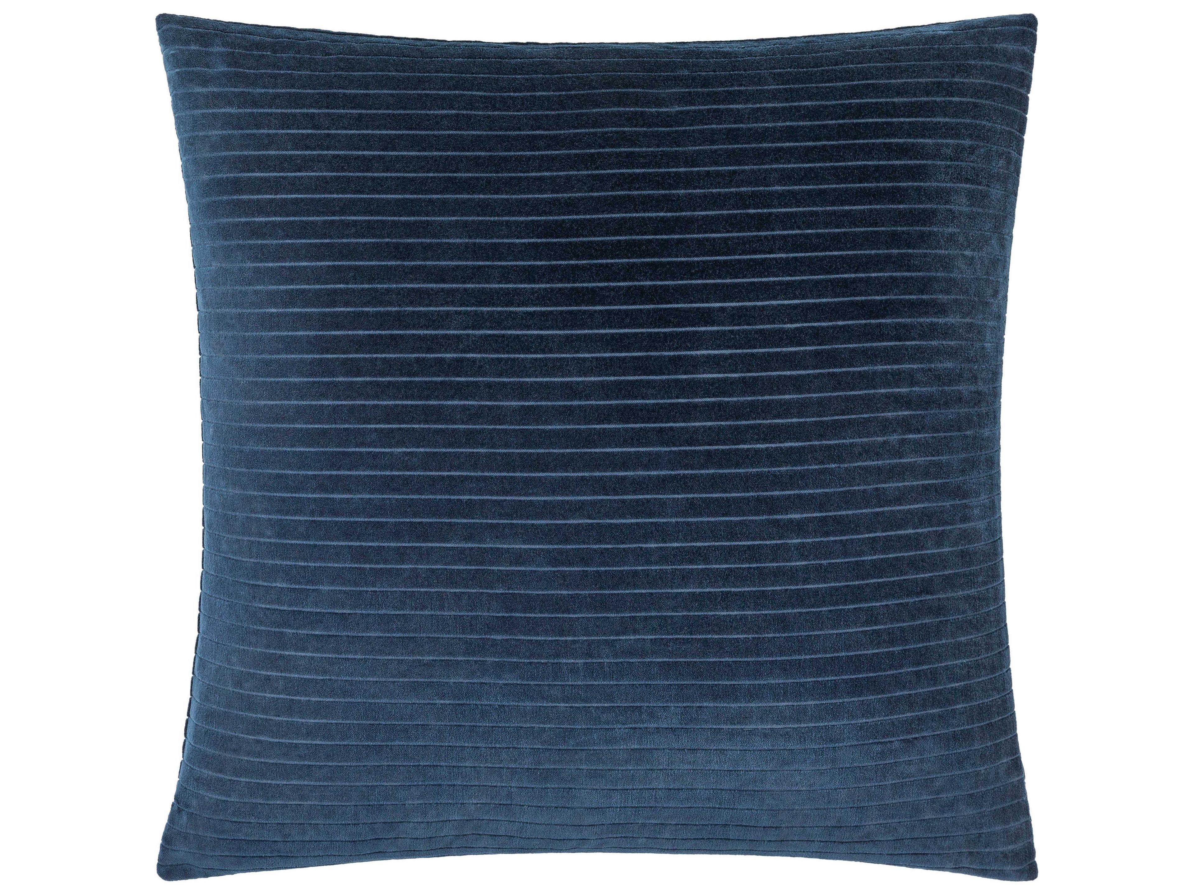 Cotton Velvet Navy Pillow