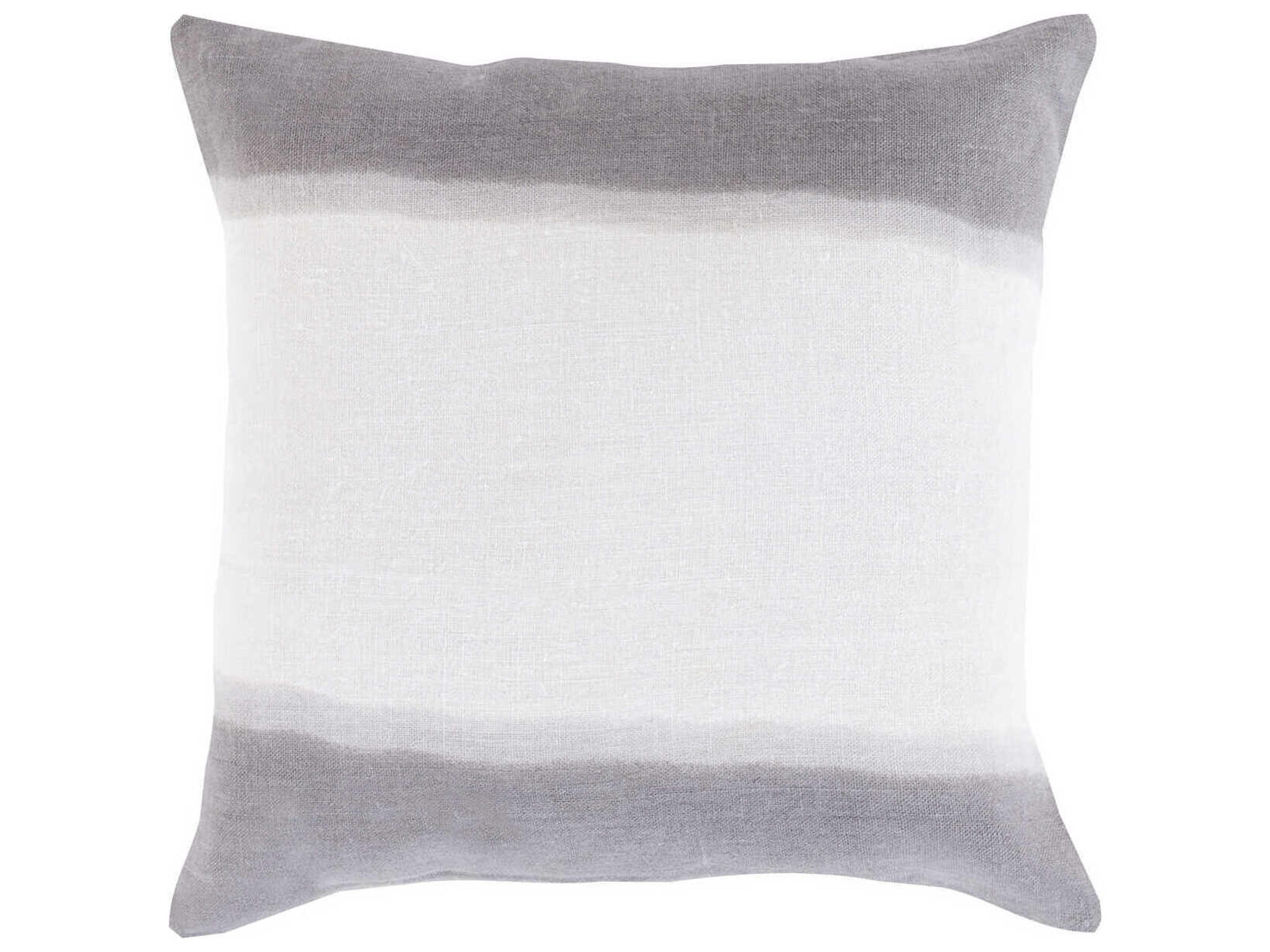 Double Dip Light Gray Pillow