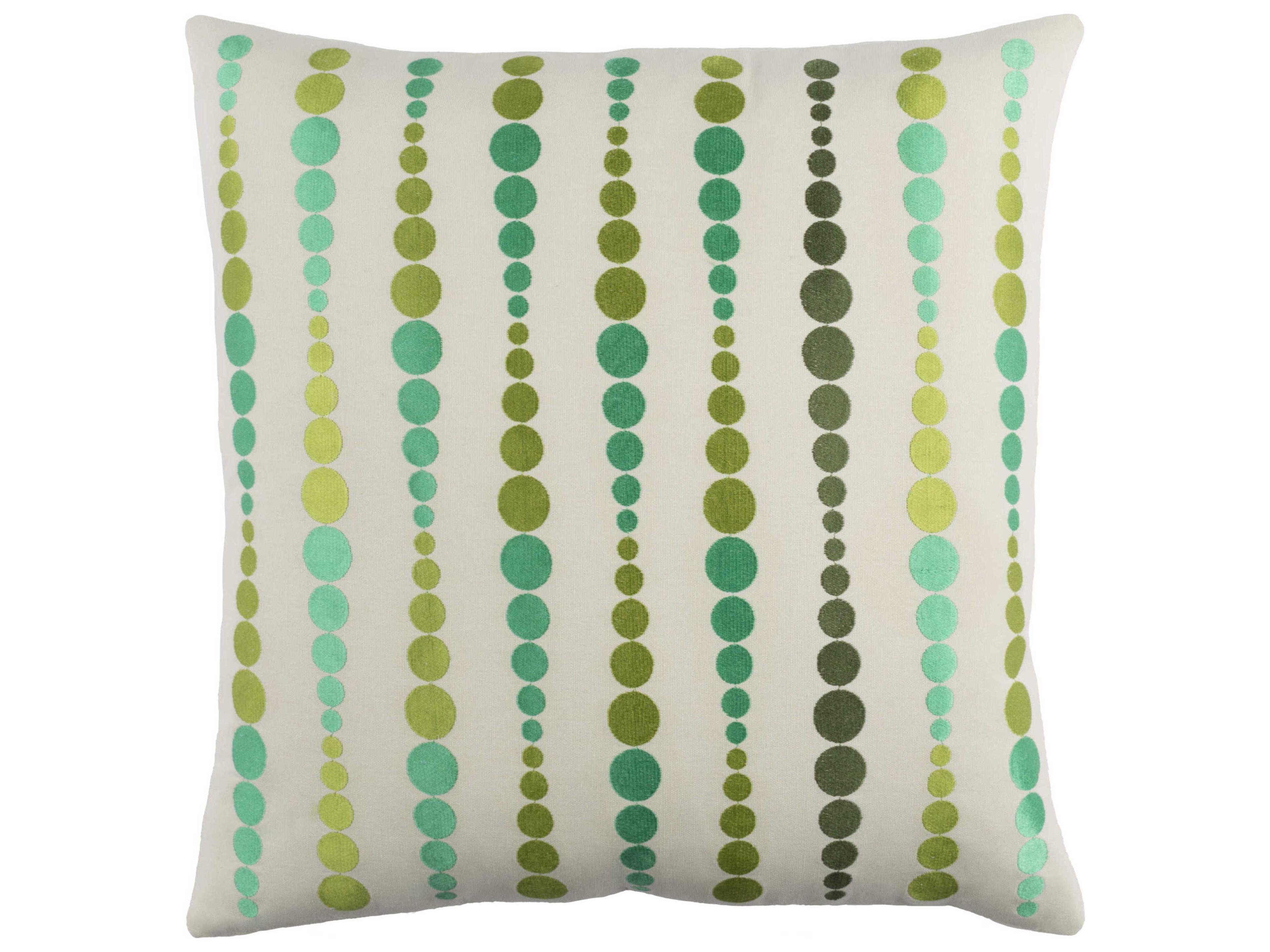 Surya Dewdrop Green Pillow