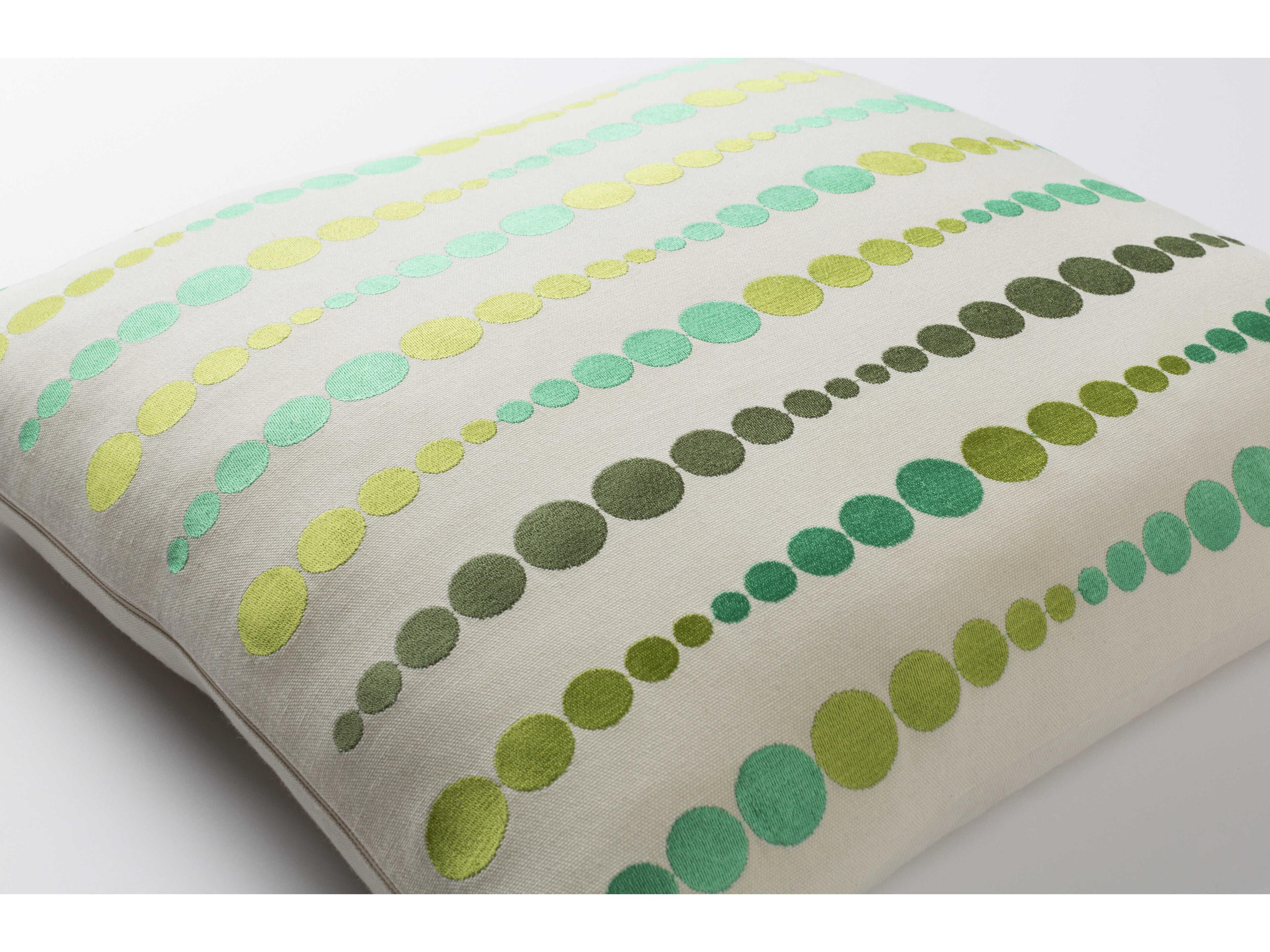 Surya Dewdrop Green Pillow