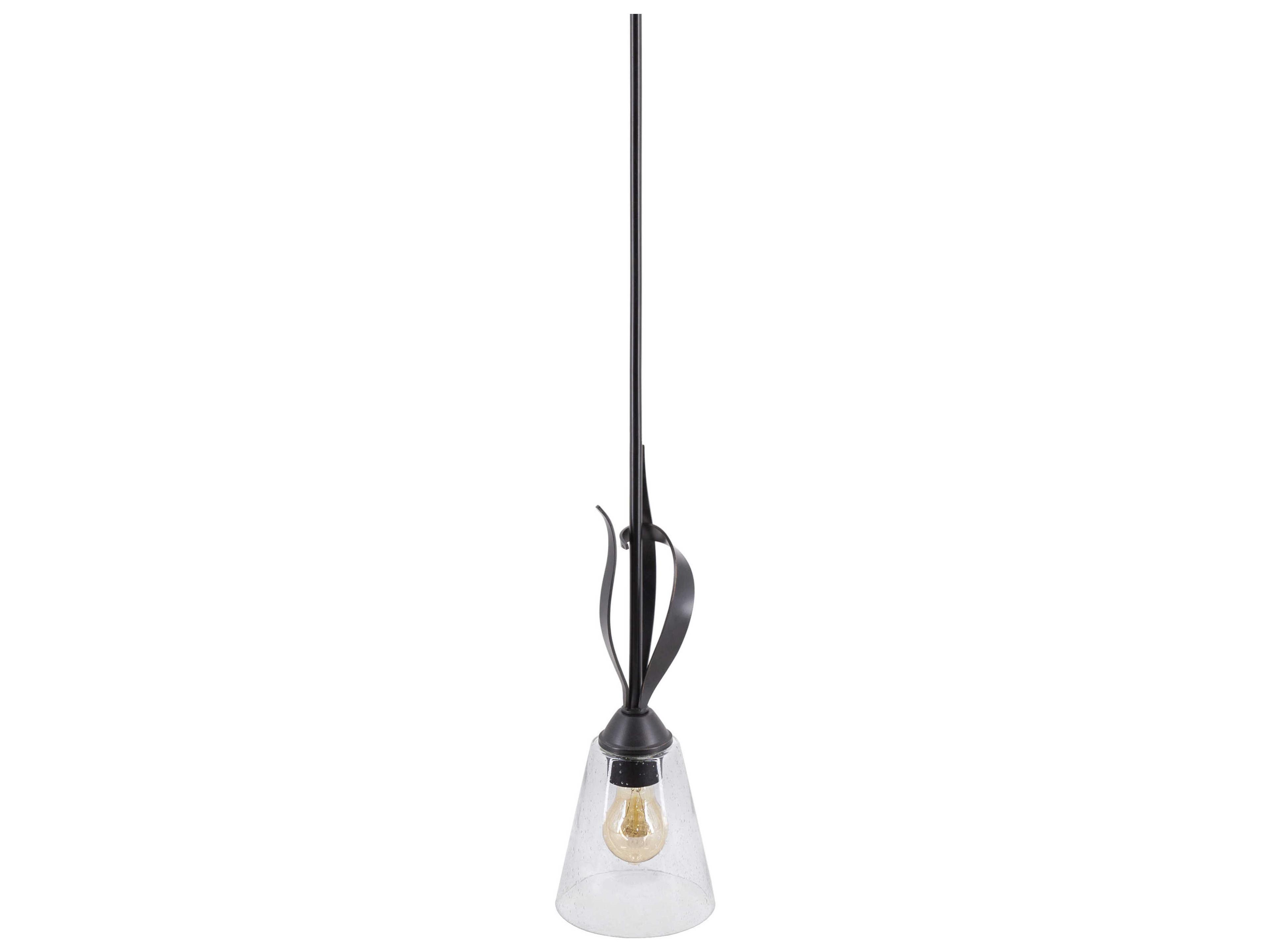 Dhalia 1-Light Black Mini Pendant