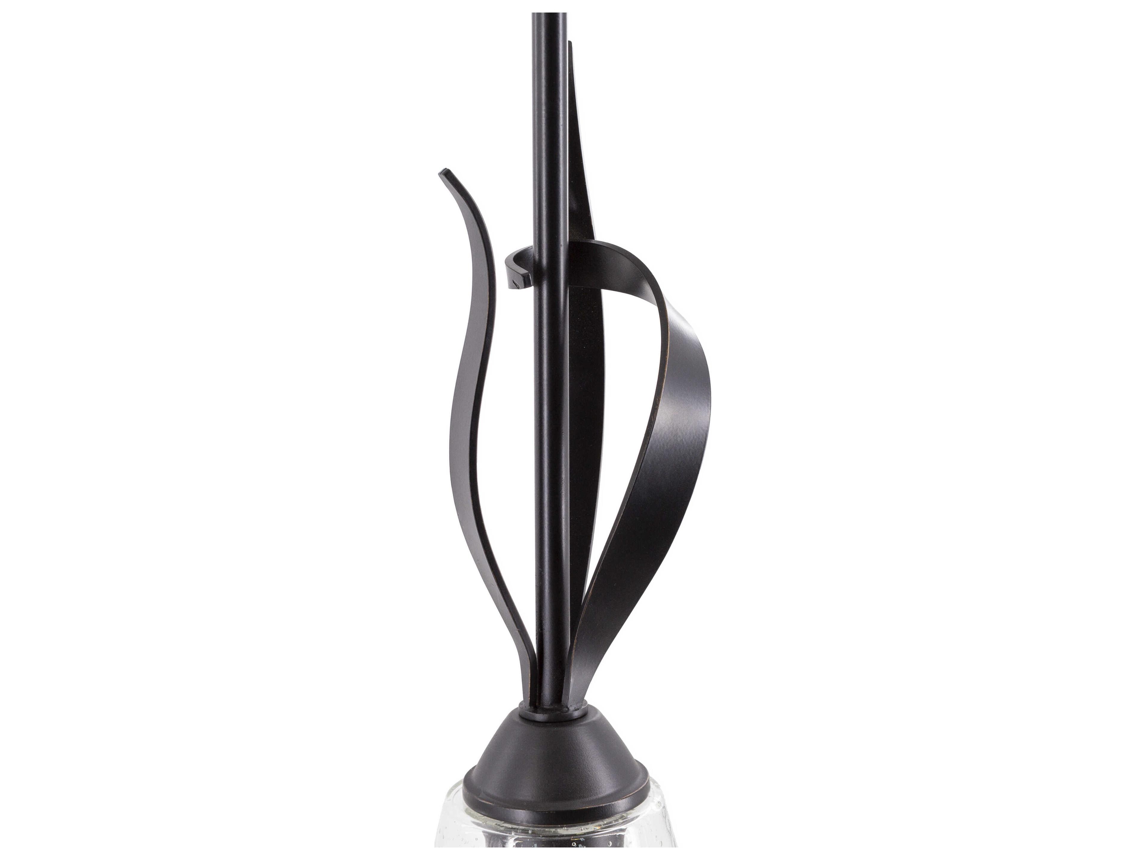 Surya Dhalia 1-Light Black Mini Pendant