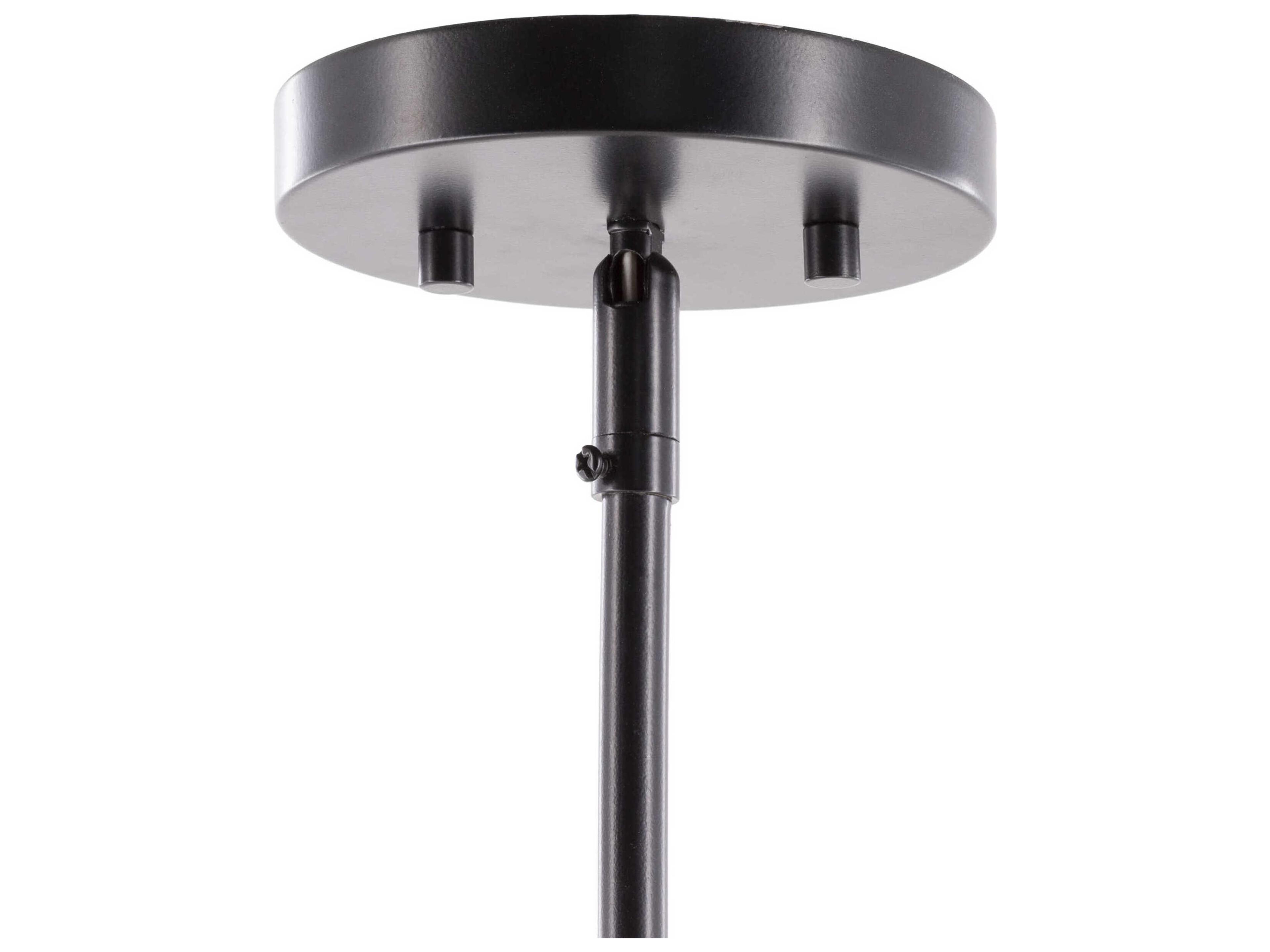 Surya Dhalia 1-Light Black Mini Pendant