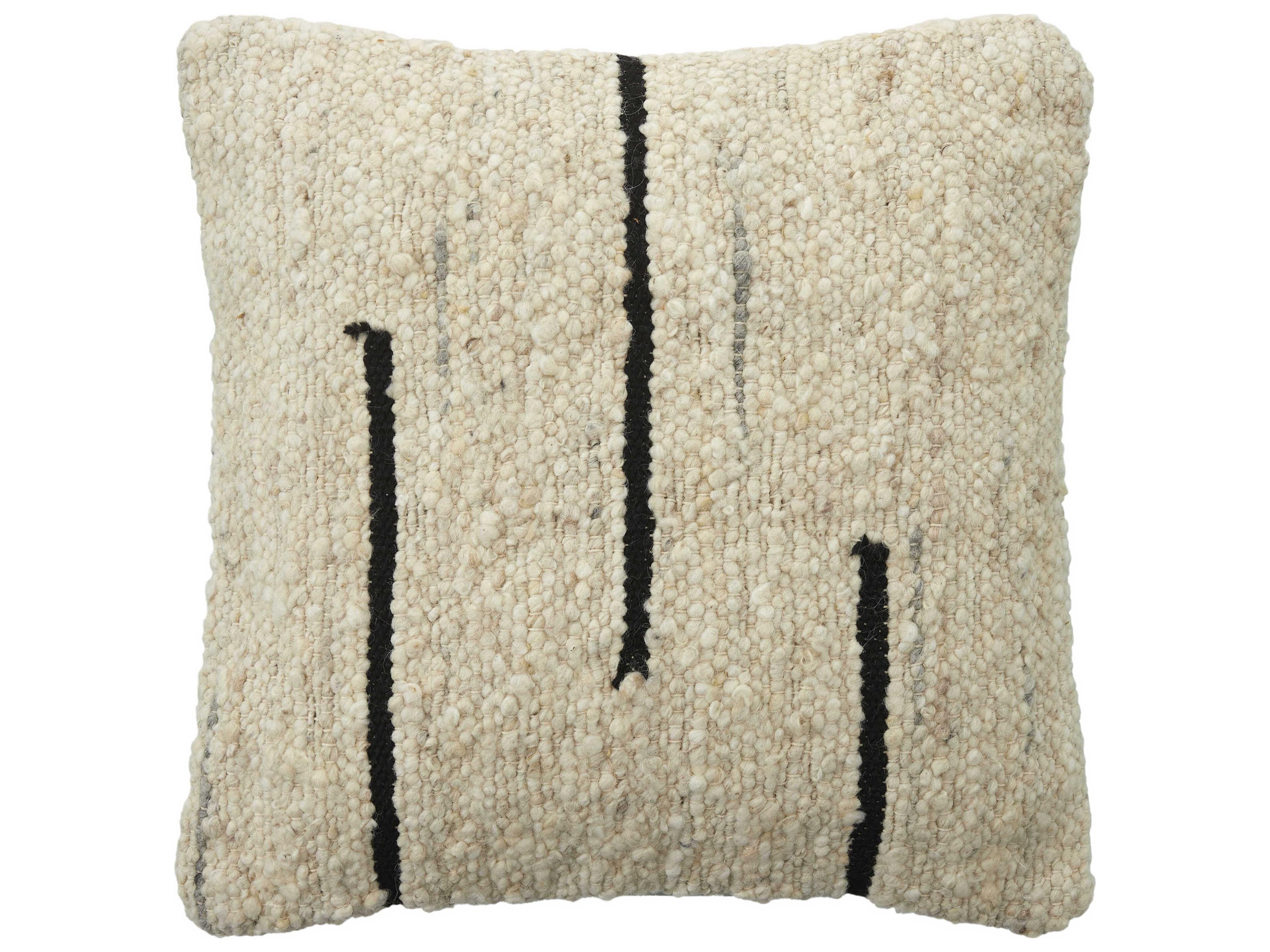 Surya Divided Ivory Pillow