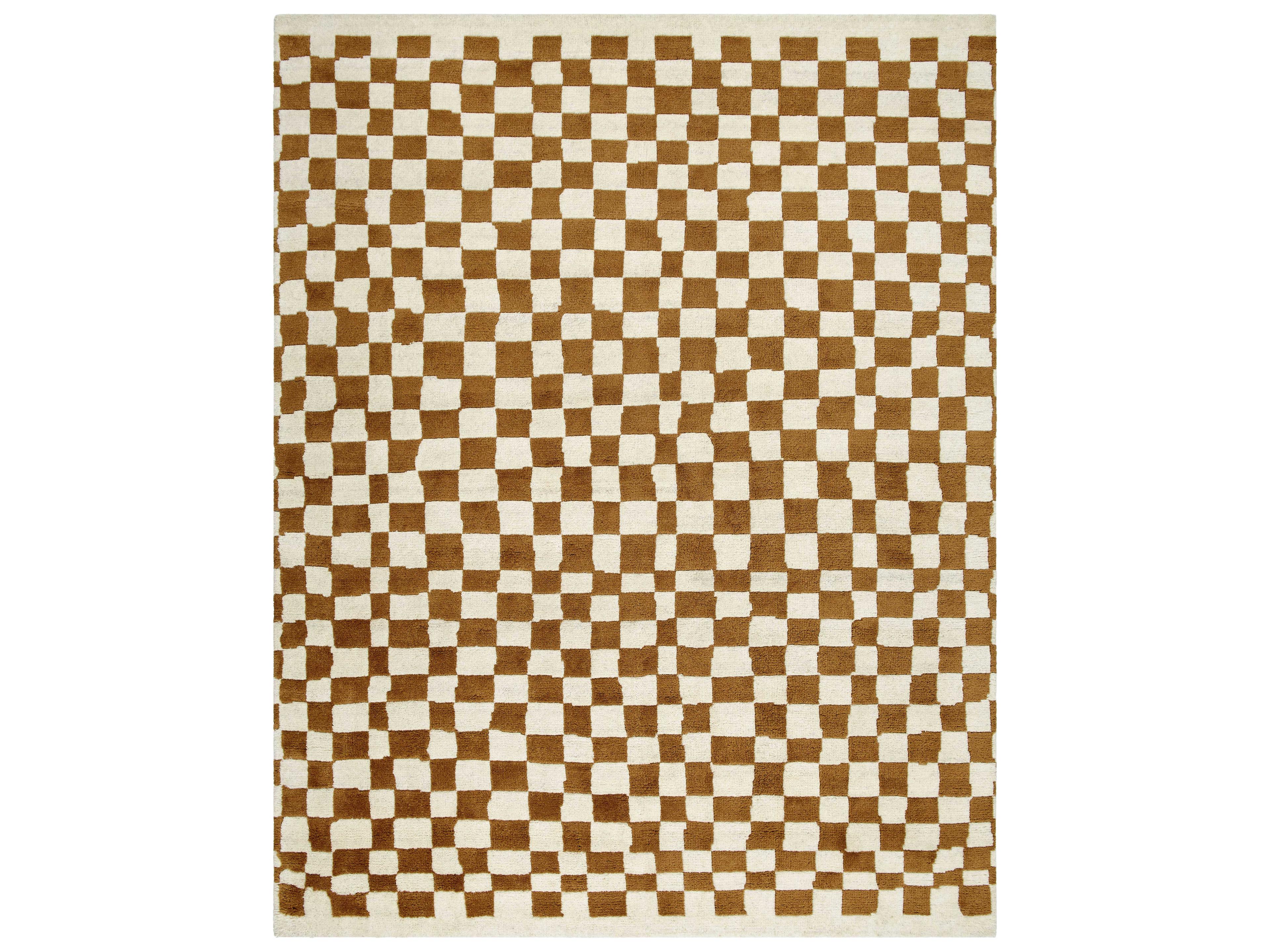 Damier Geometric Area Rug