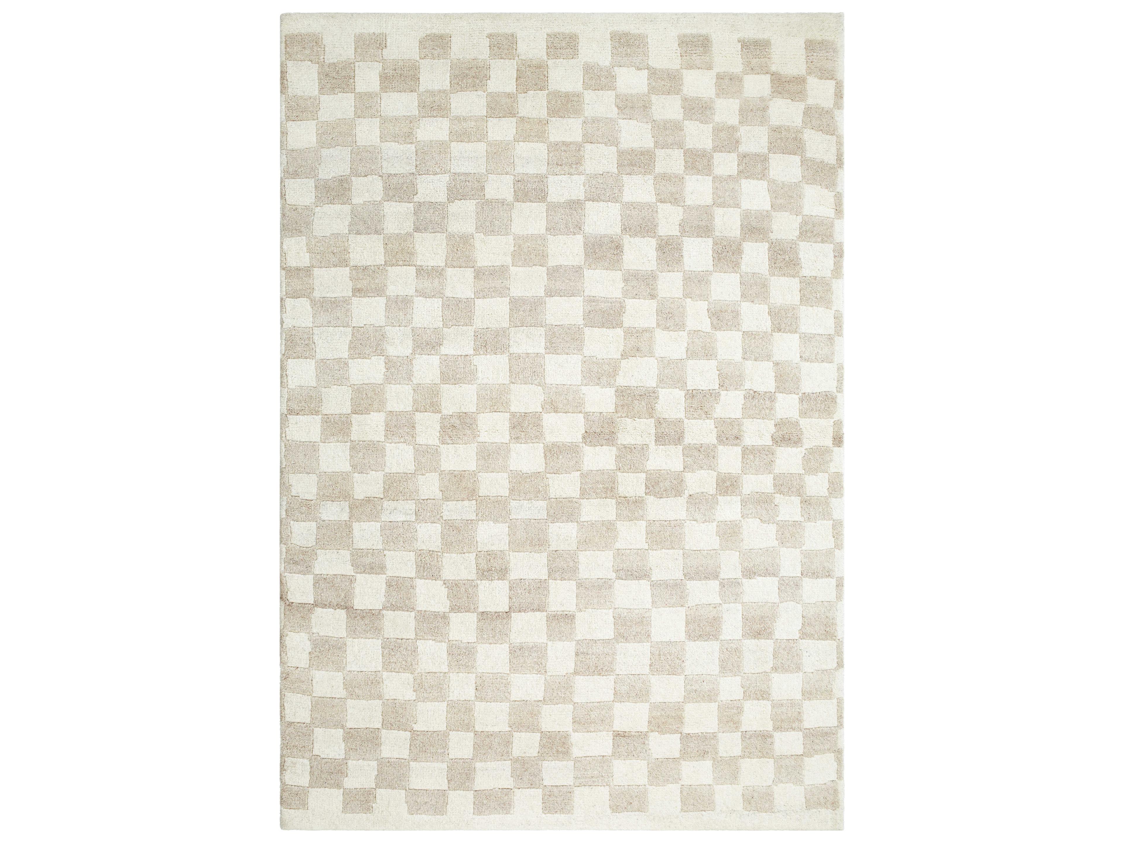 Damier Geometric Area Rug