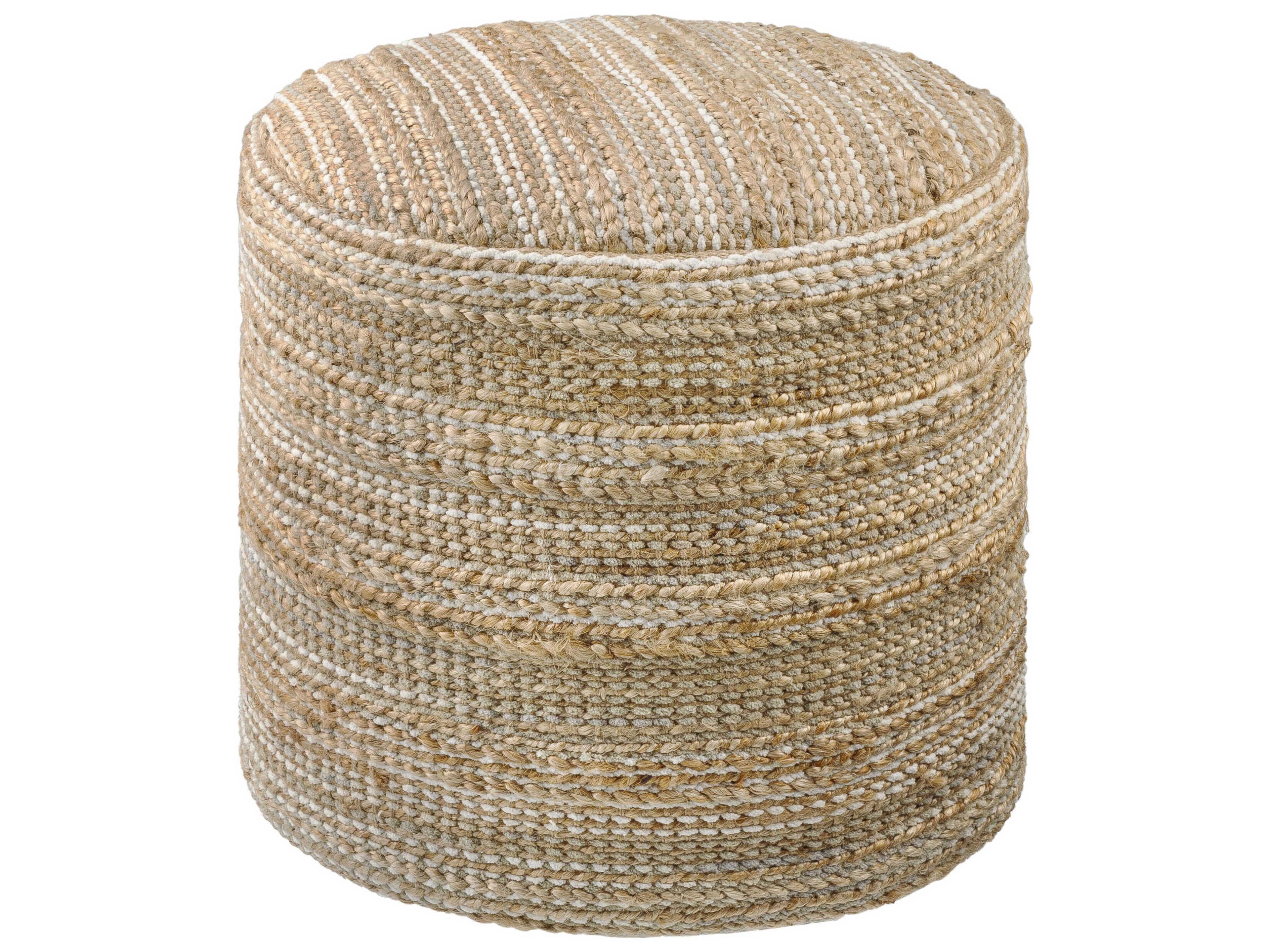 Denpasar Beige Pouf