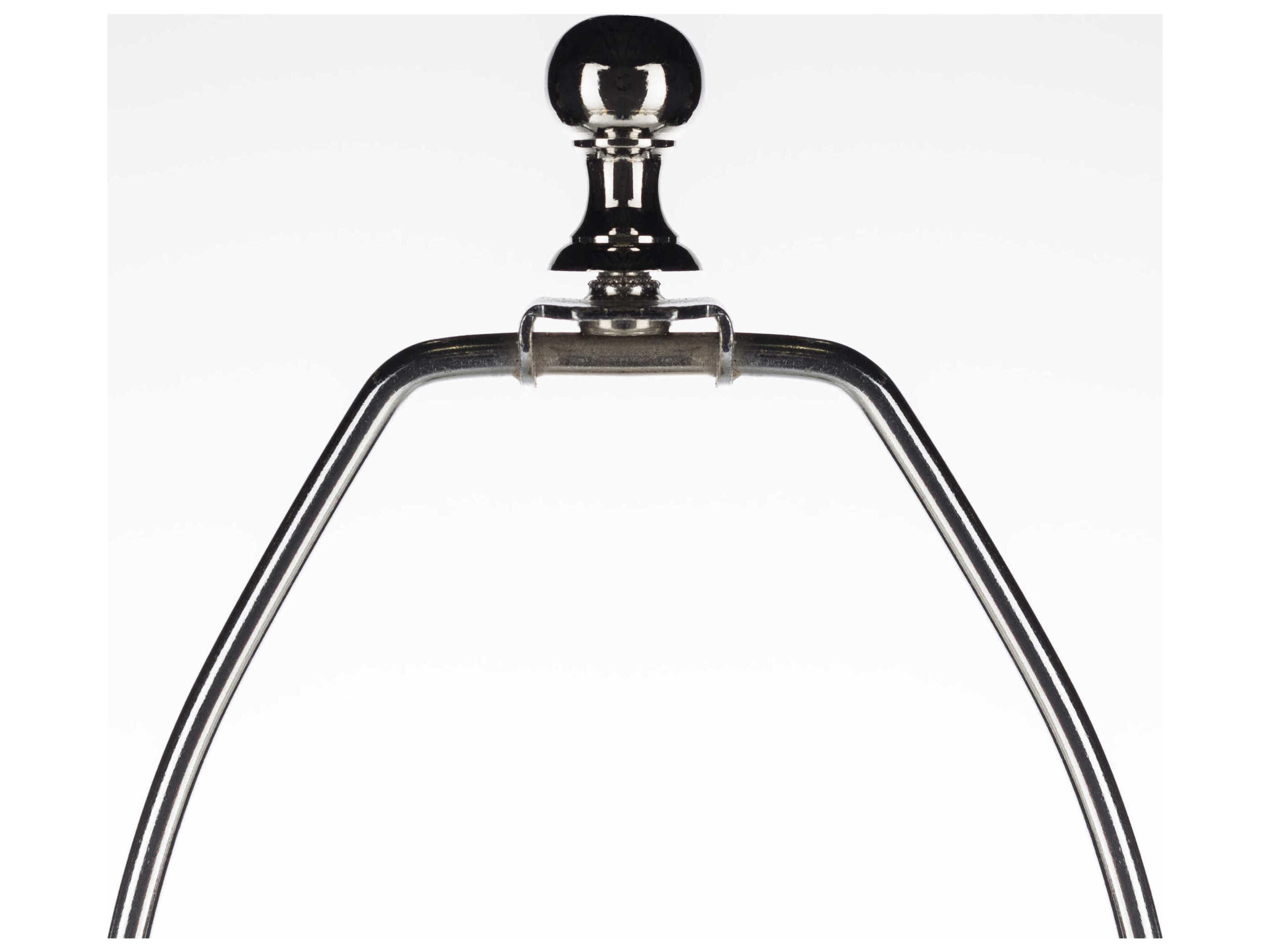 Surya Dupree White Linen Buffet Lamp