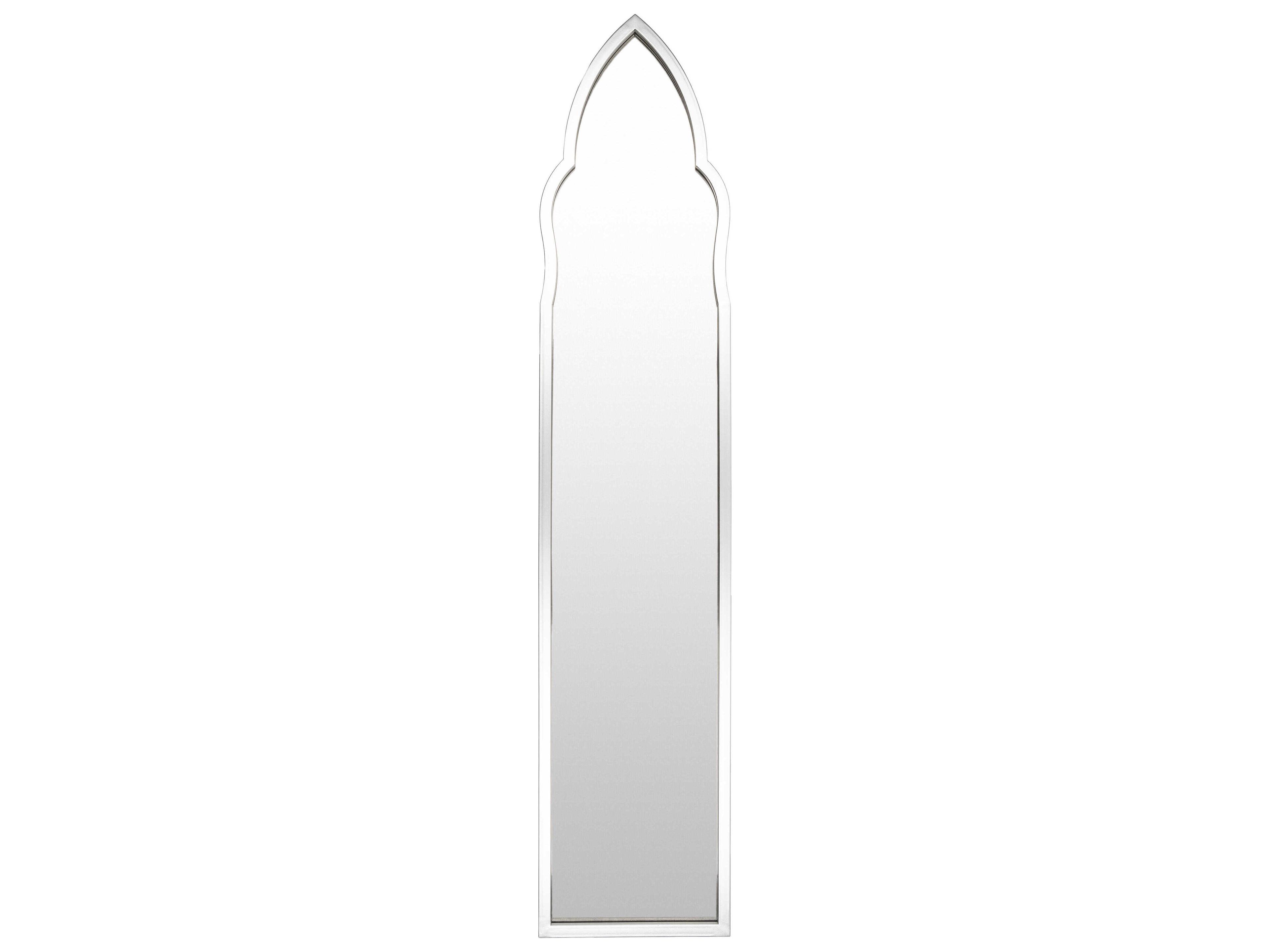 Cathedral Metallic Silver Wall Mirror
