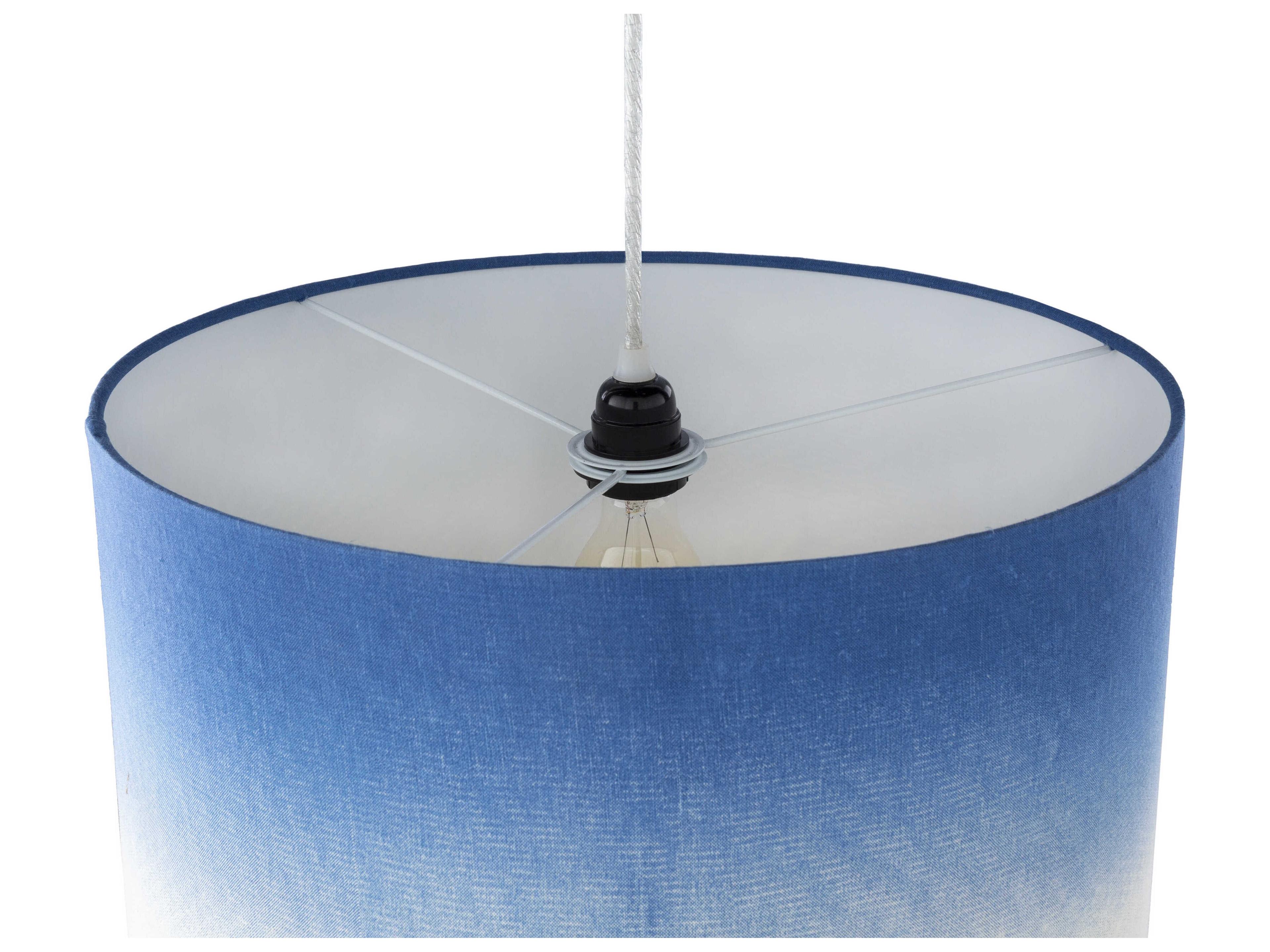 Surya Desmond 1-Light Blue Pendant