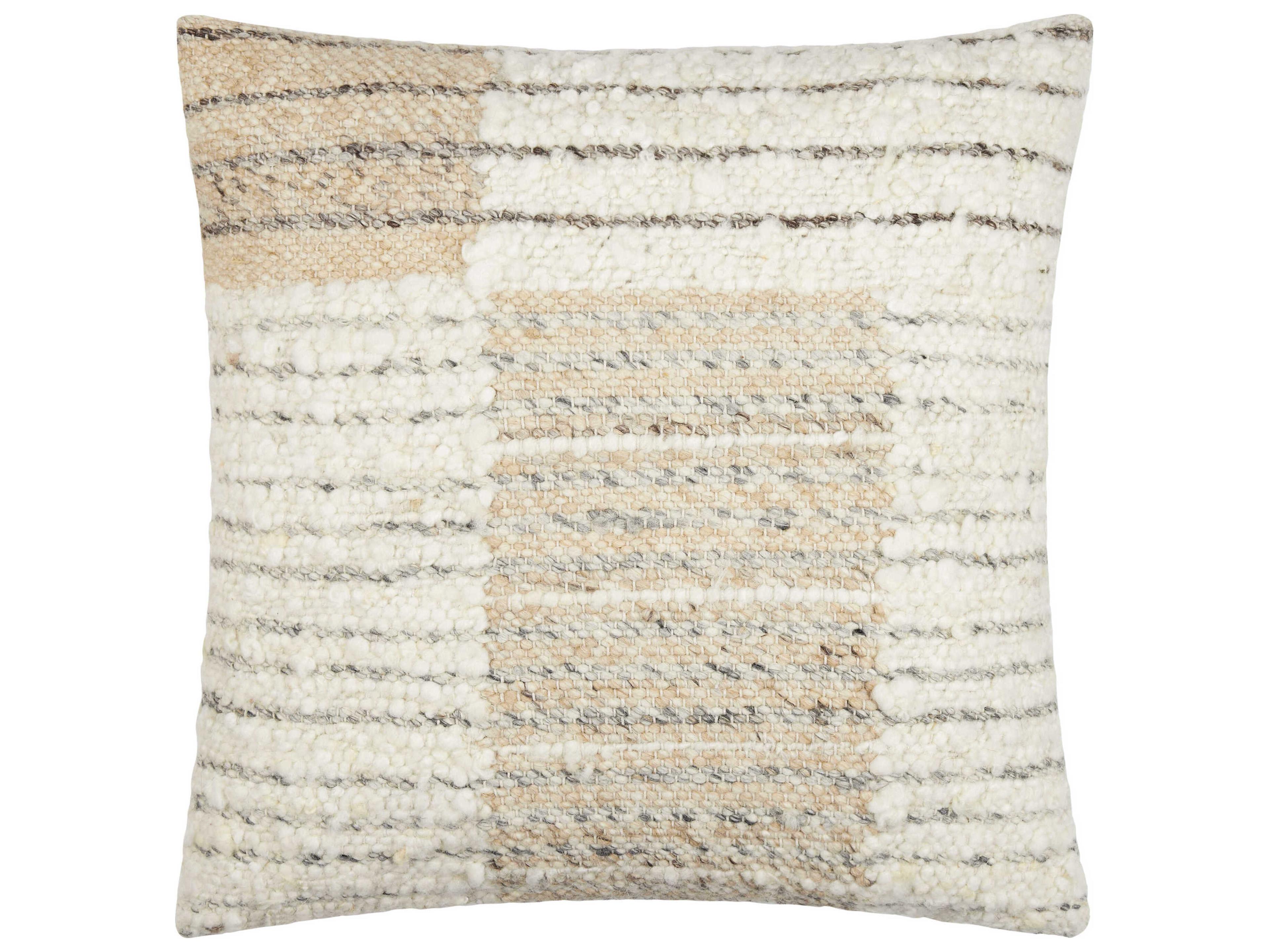 Deccan Traps Ivory Pillow