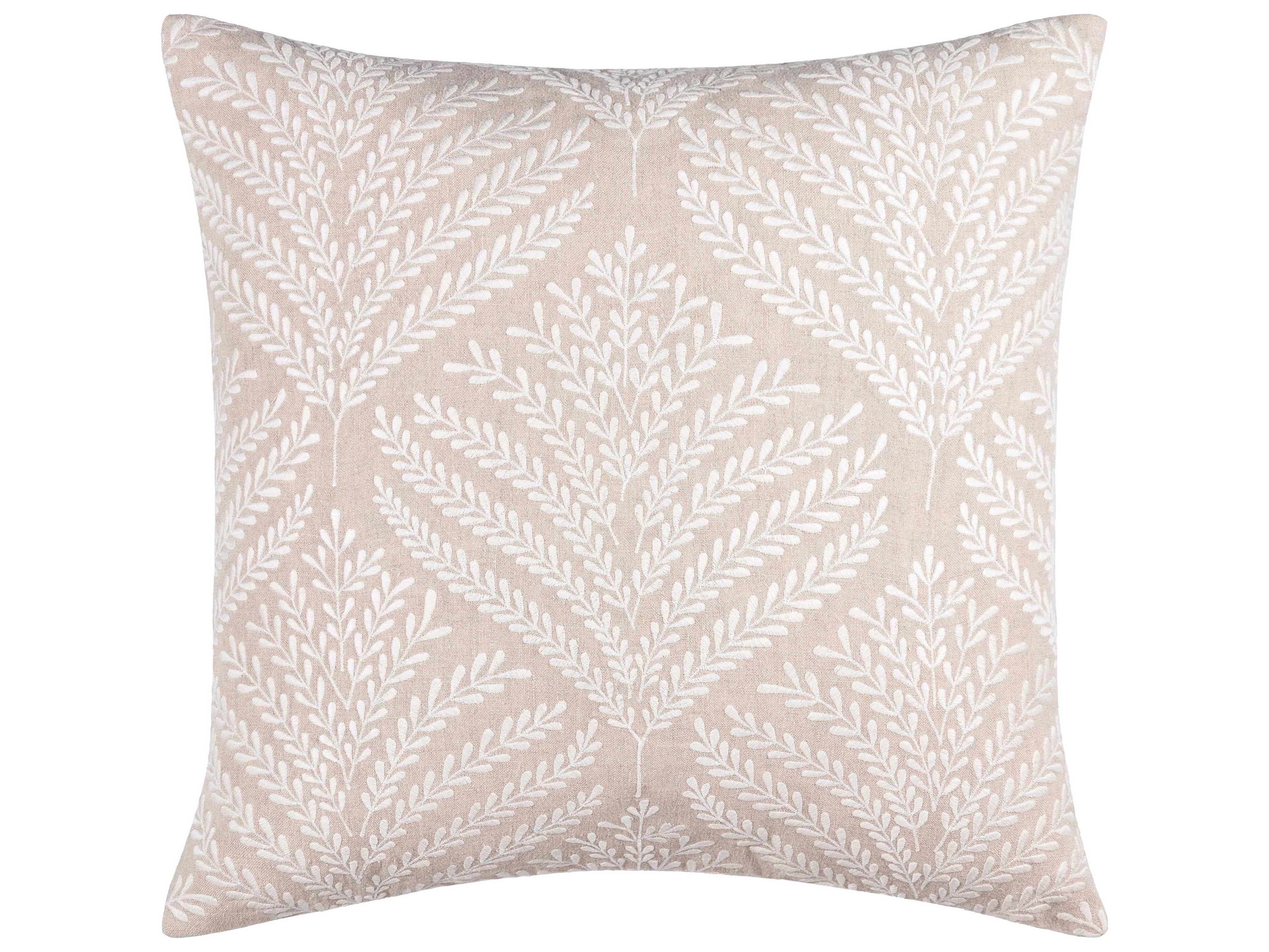 Surya Eliana Beige Pillow