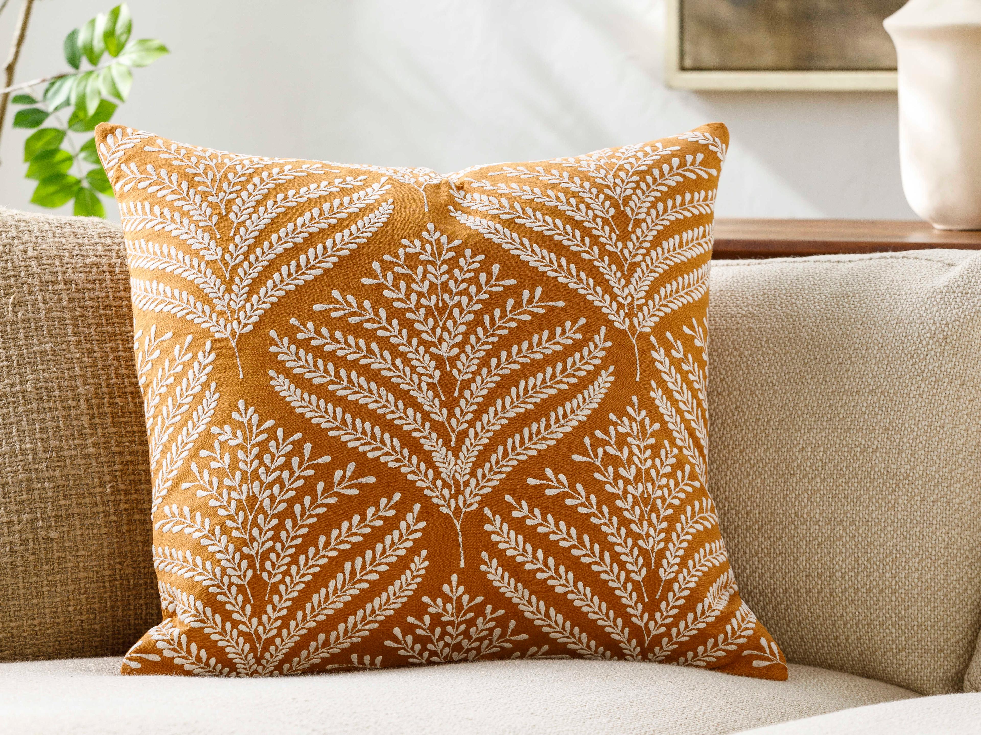 Surya Eliana Camel Pillow