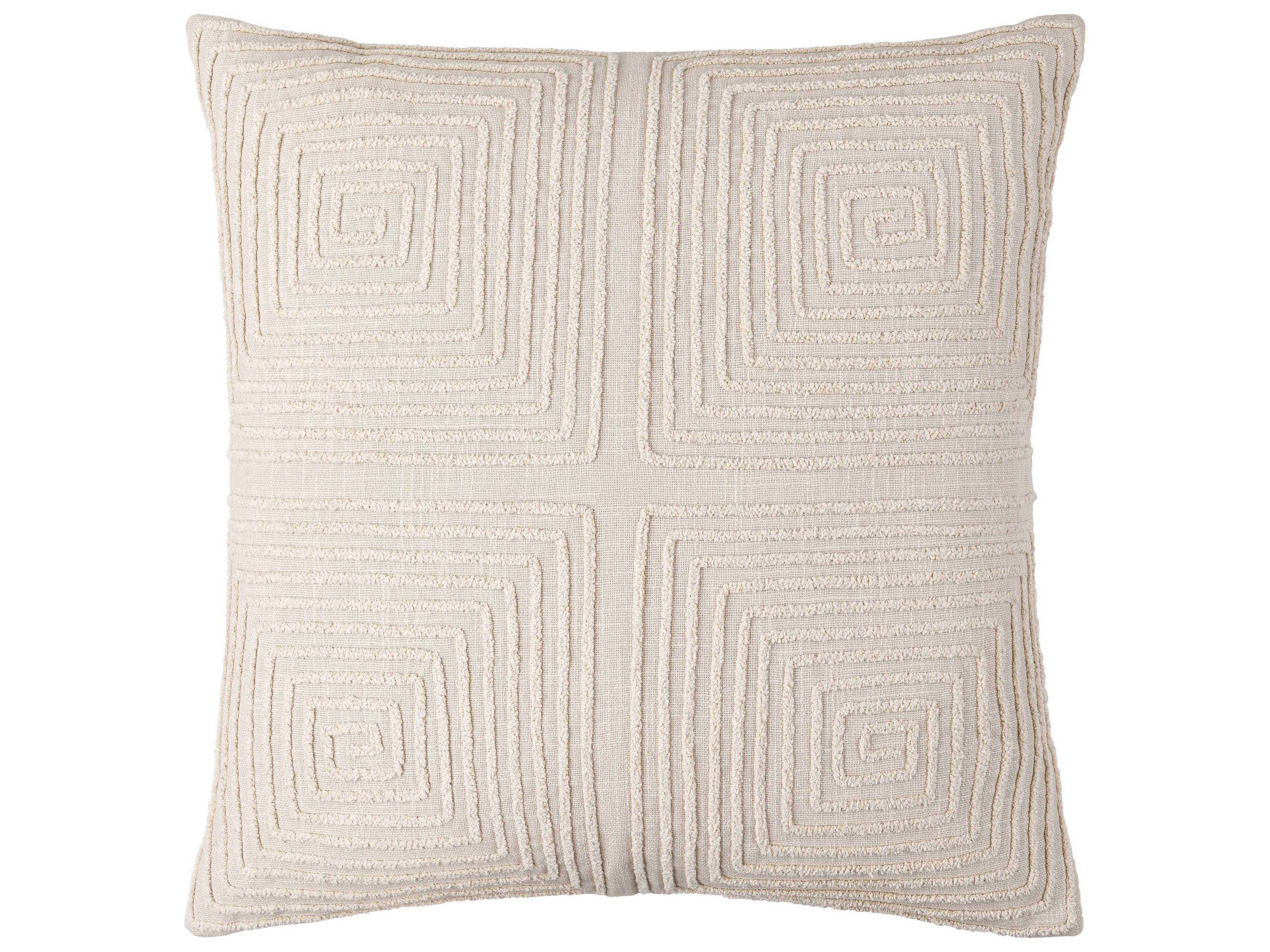 Surya Embrey Beige Pillow