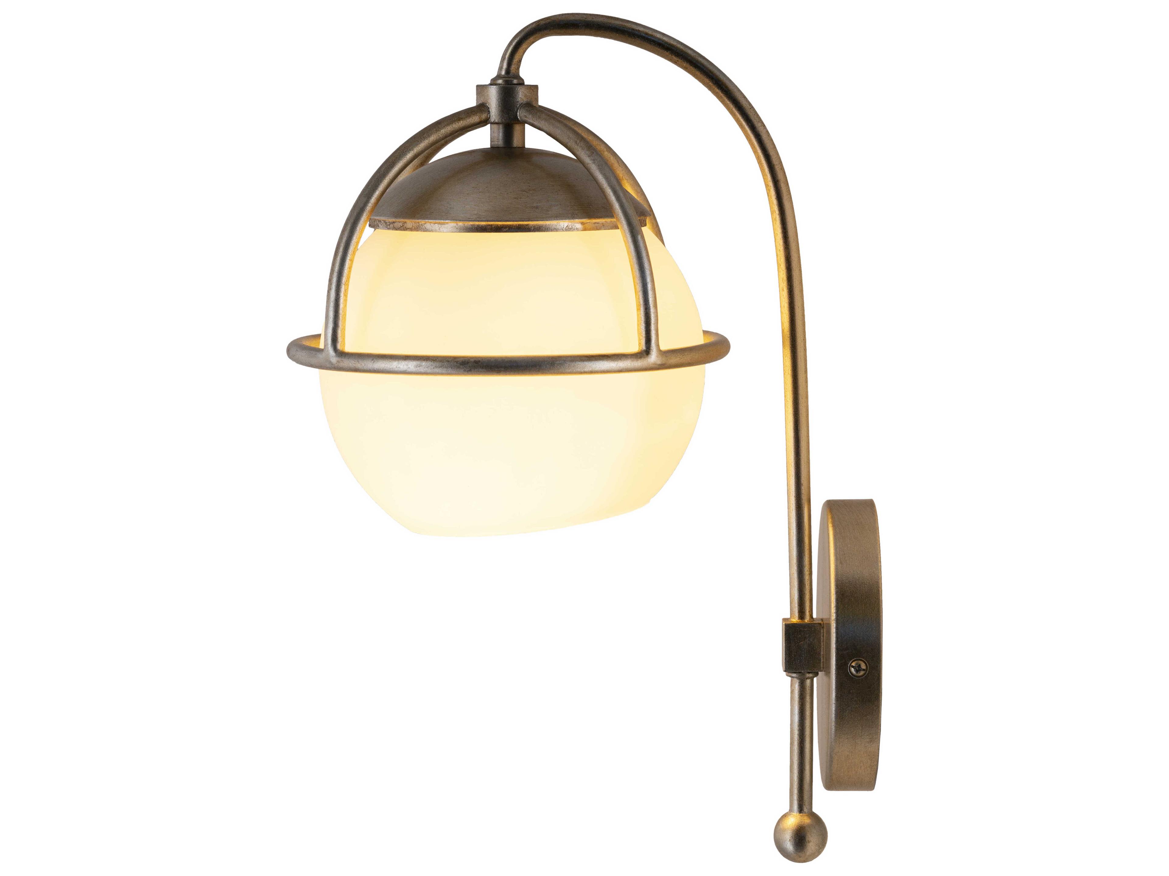 Surya Edmund 1-Light Metallic Silver Wall Sconce