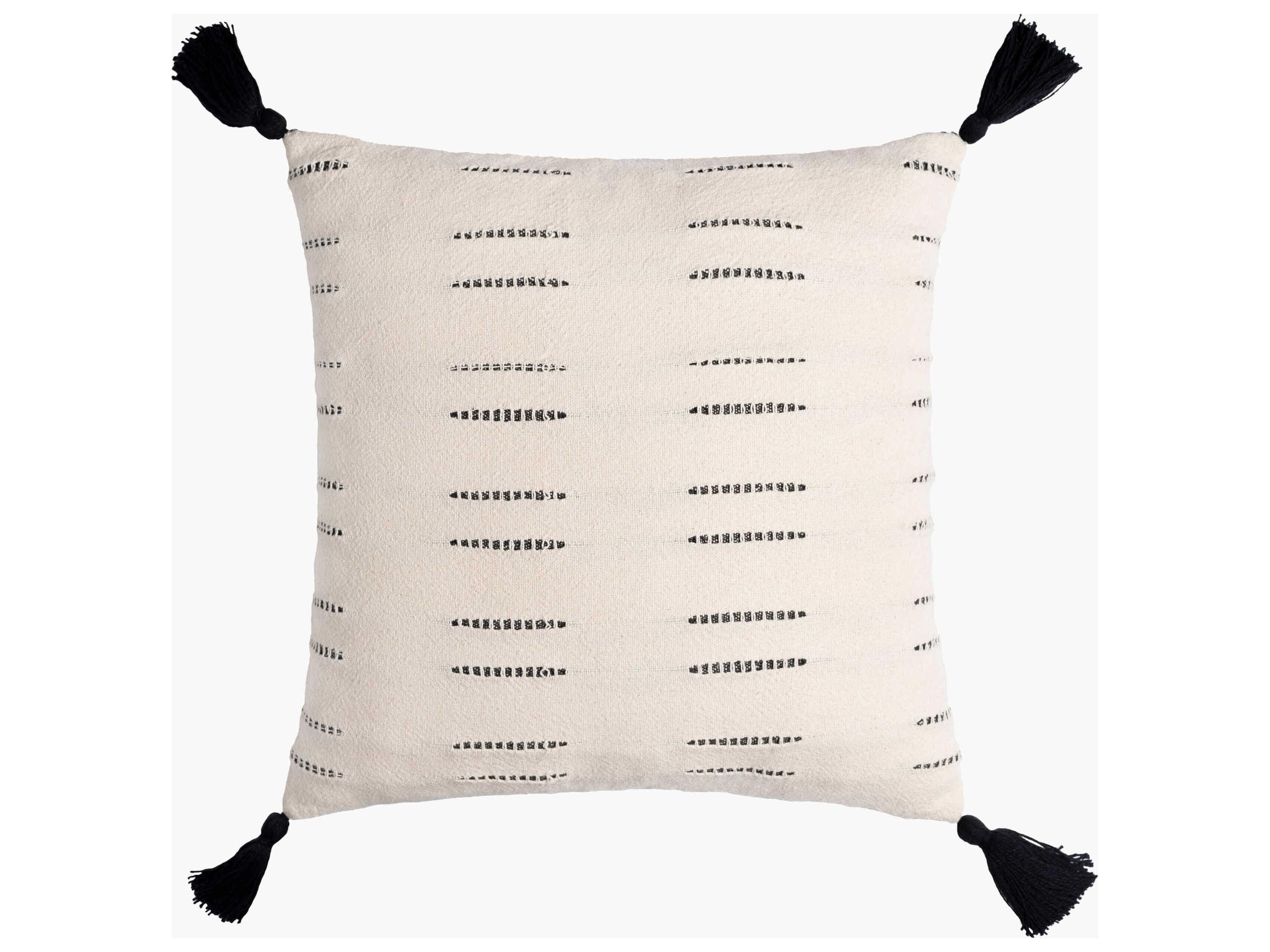 Eden Light Beige / Black Pillow