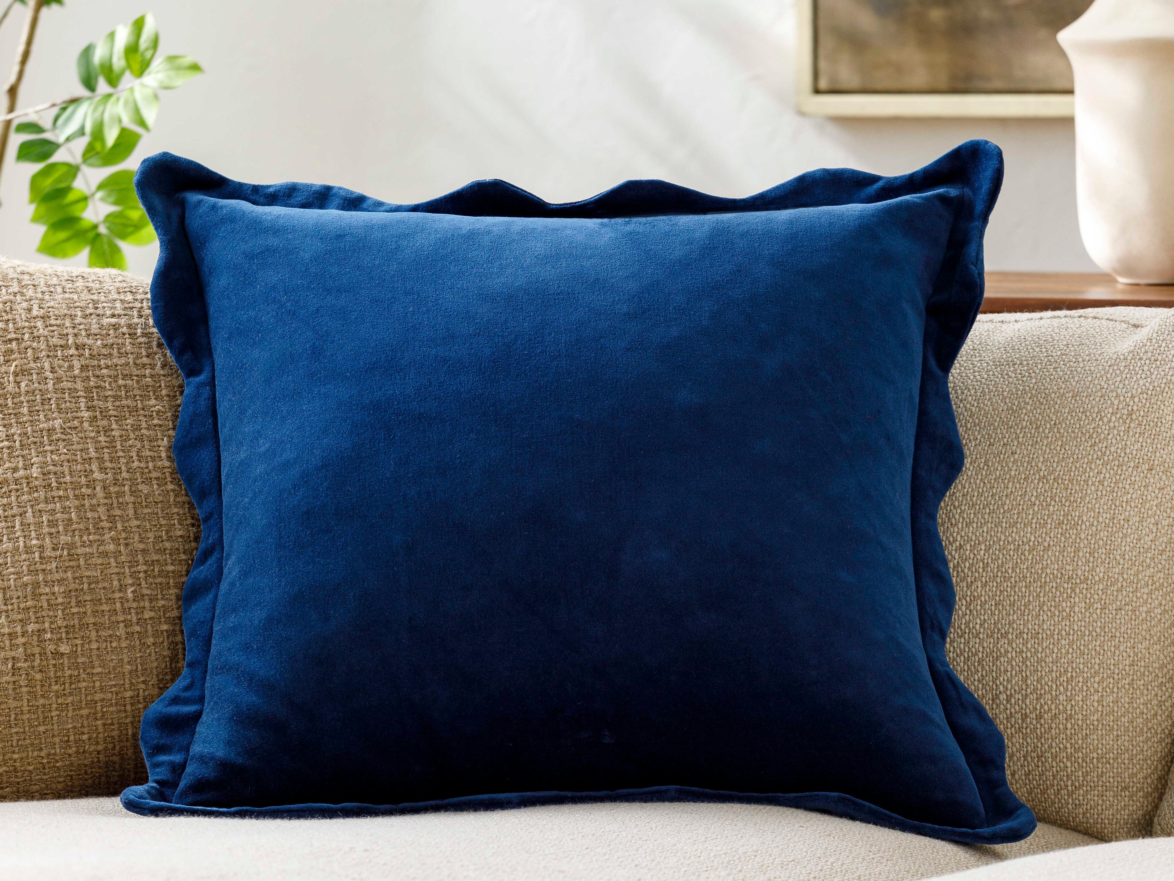 Surya Effervescent Blue Pillow