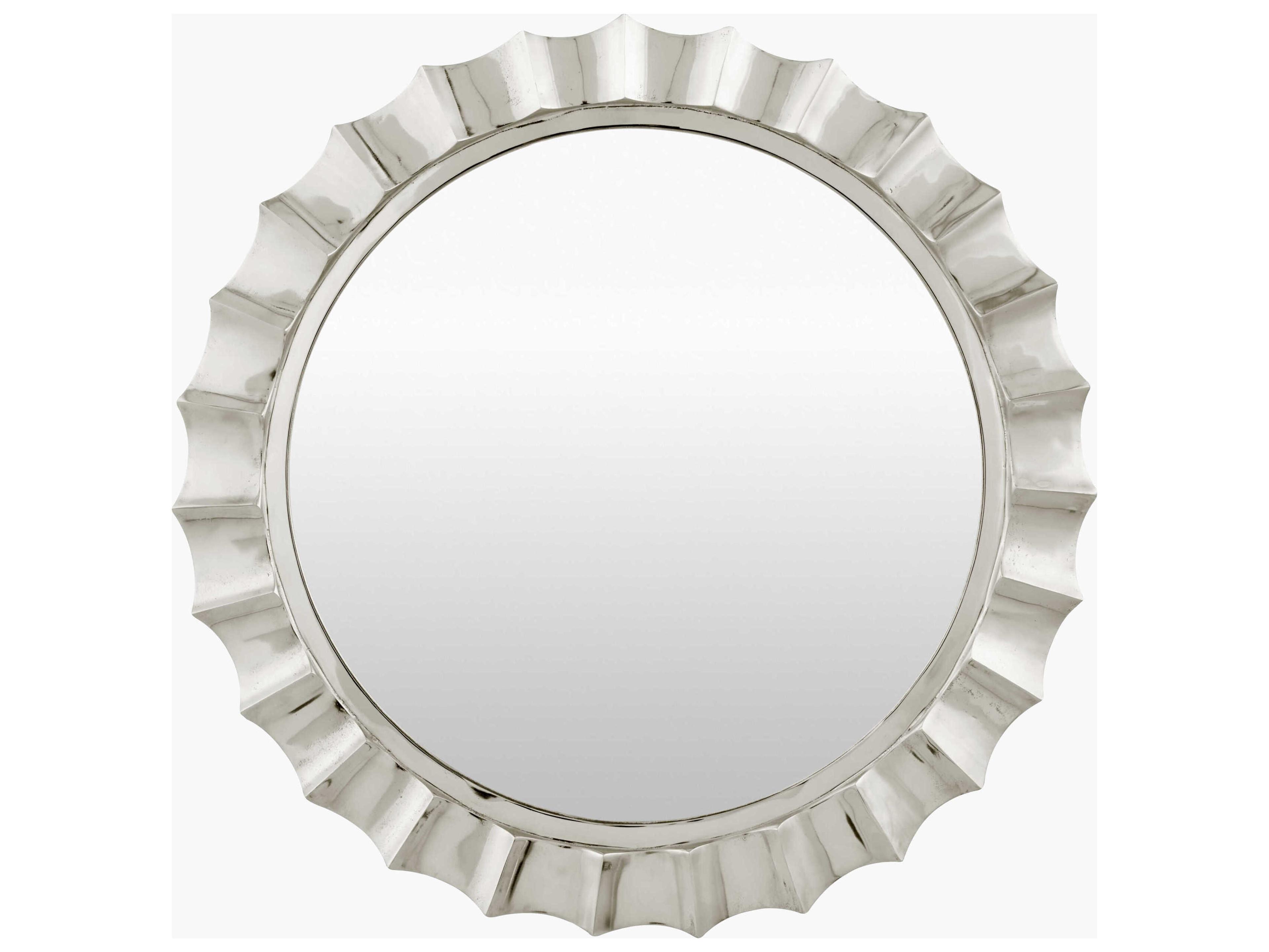 Tejasvi Metallic Nickel Square Wall Mirror