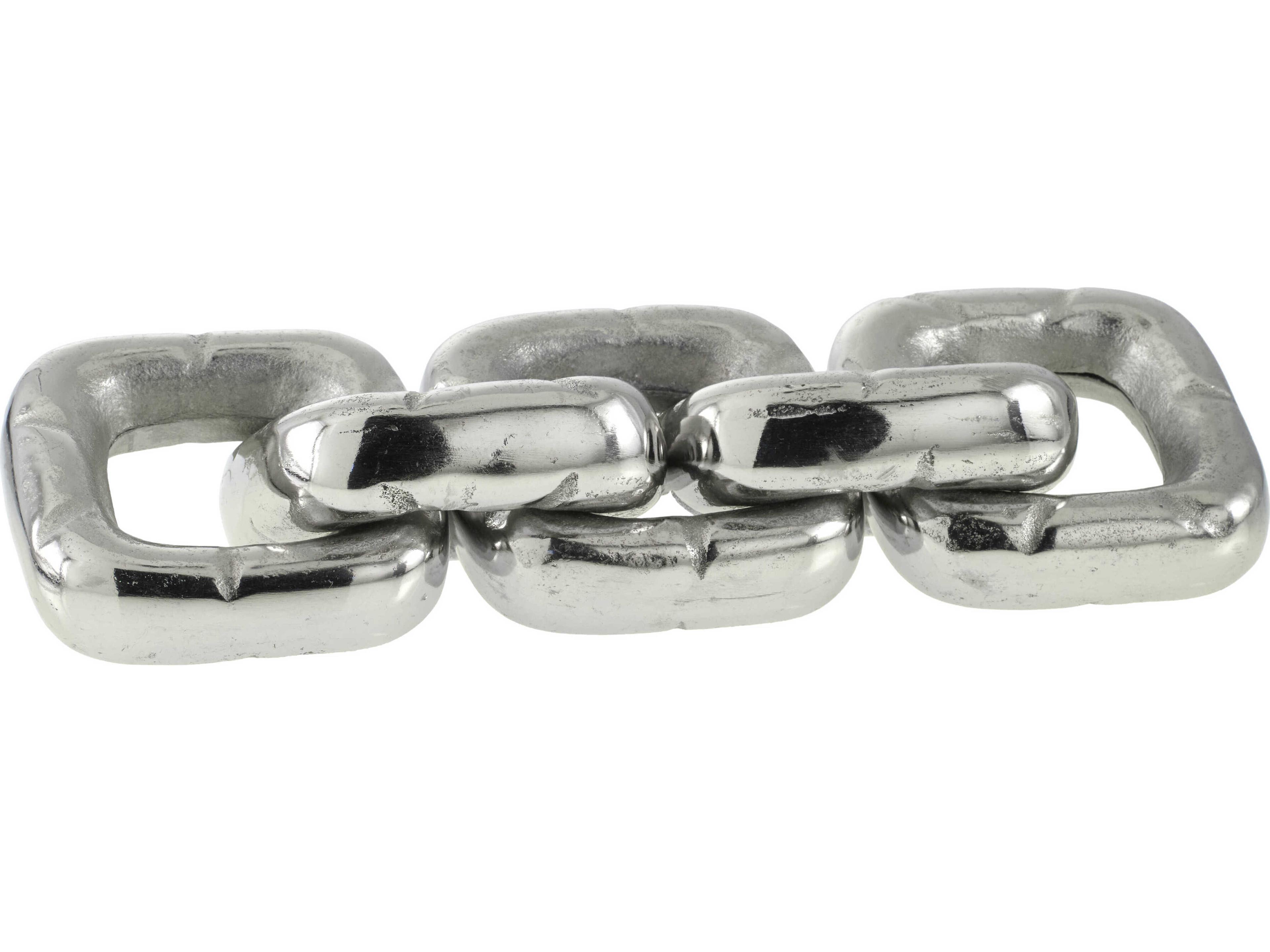 Sherman Metallic Silver Sculpture